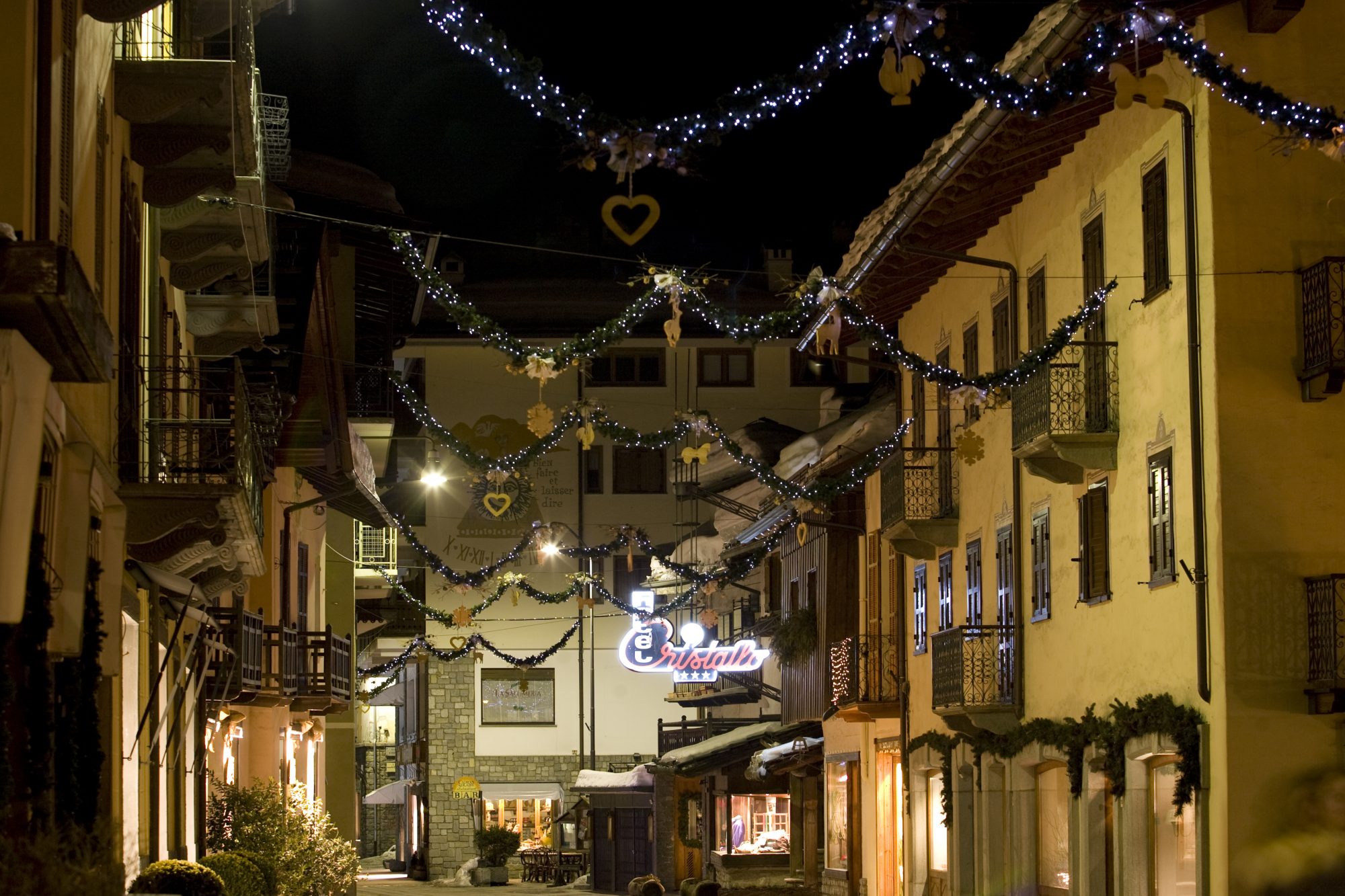 Via Roma in Courmayeur