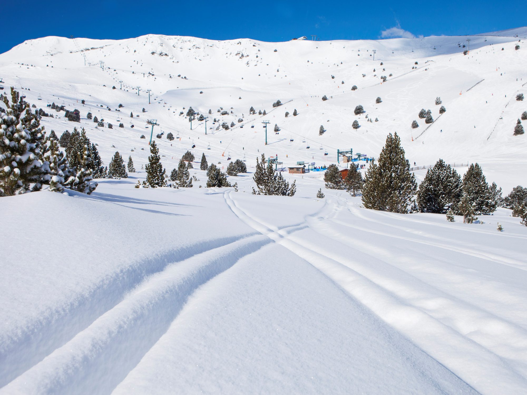 Grau- El Tarter sectors in Grandvalira