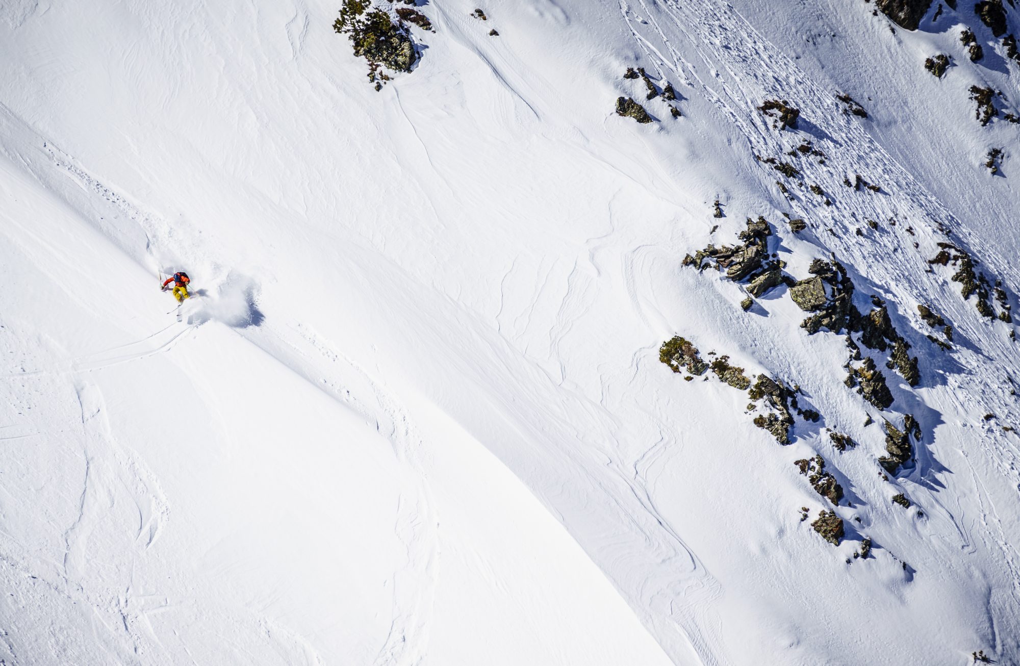 Some of the exciting off piste at Vallnord Ordino Arcalis