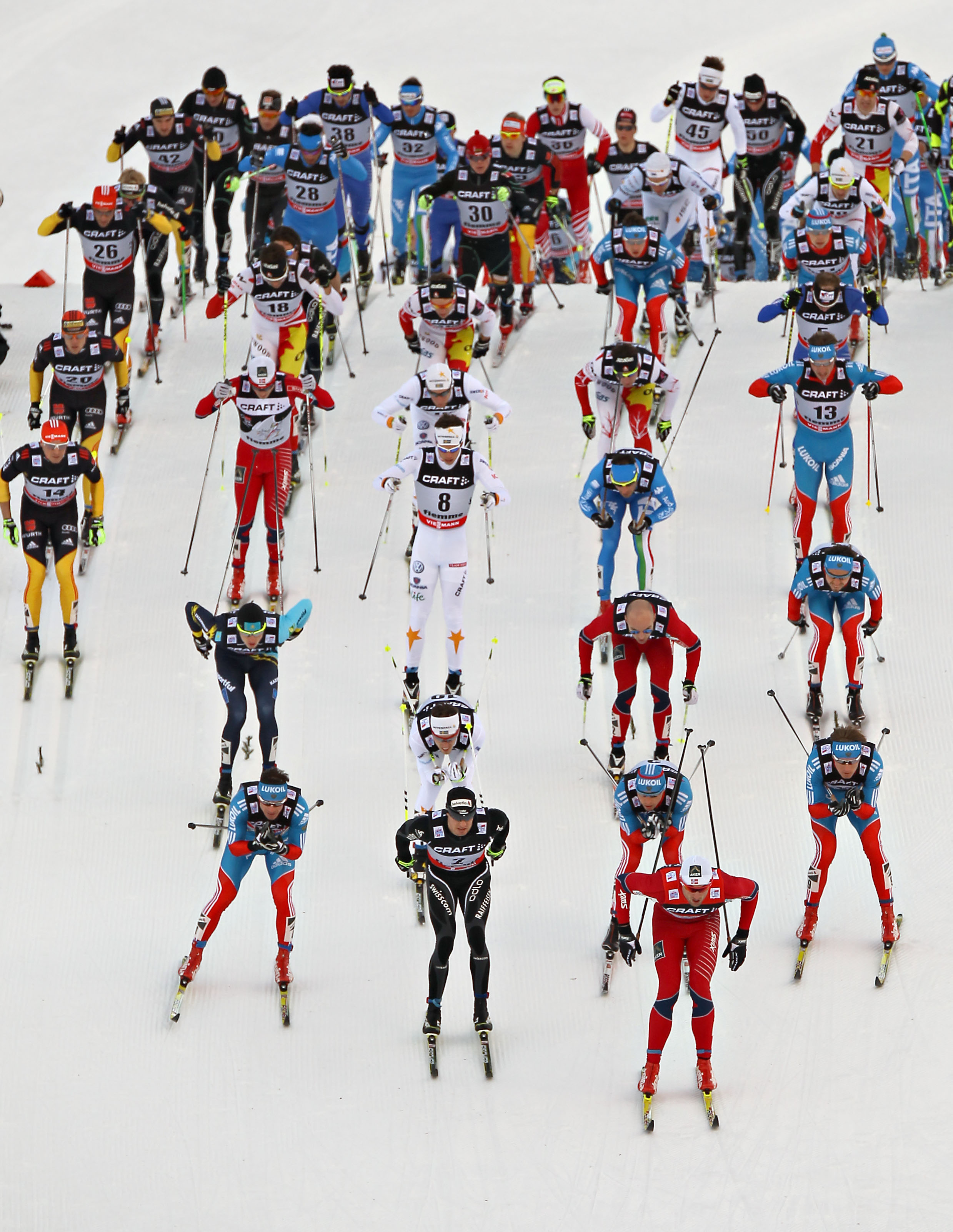 Marcialonga- classic meeting of the cross country community, a great event to attend in Val di Fiemme. Photo by Val di Fiemme. 