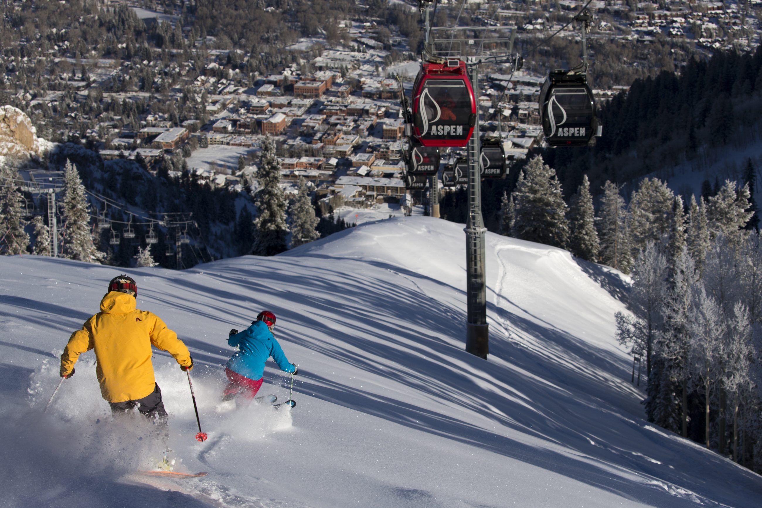 wwwMattpowerphotography.com January 21 2015 Aspen Mountain Powder day Tj David Darcy Connover Chase Demillner (SB)