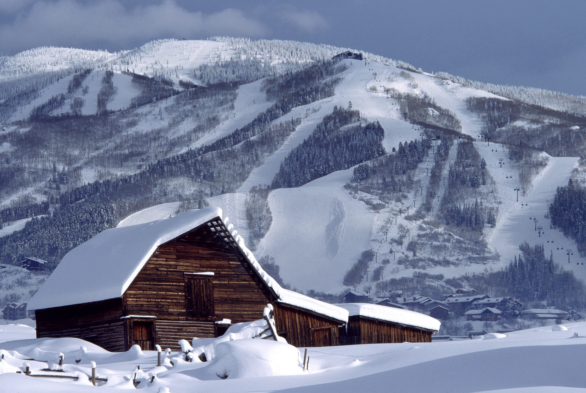 Steamboat Resort - Barn - Photo: Loryn Kaster - Alterra Resorts. Was the past one a great ski season? Enjoy it for now!