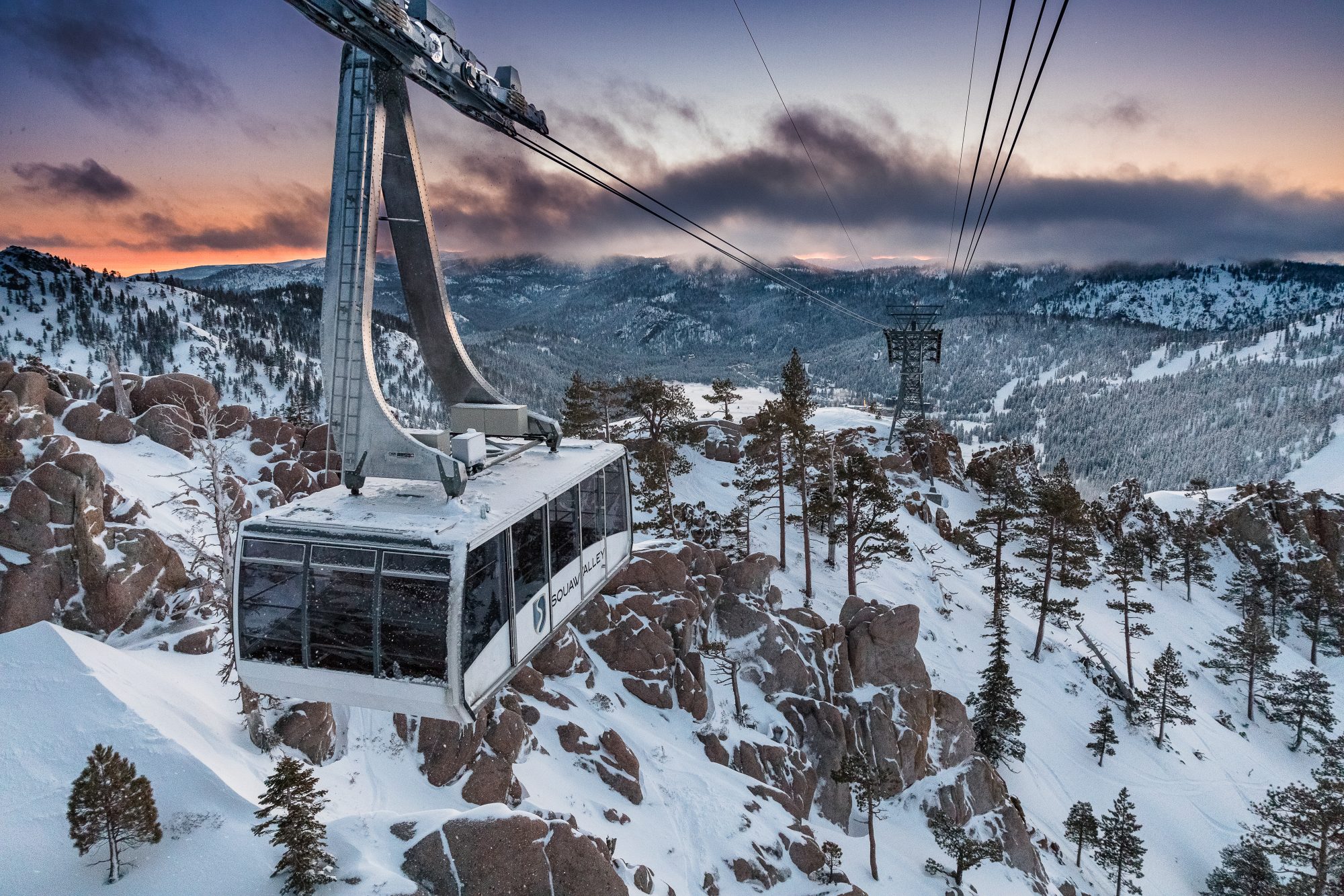 Squaw Valley Funicular - Alterra Mountain Resorts. Squaw is number 5th resort in the list of more expensive ski resorts in the USA to ski. 