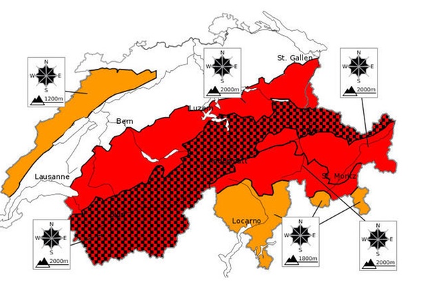 Switzerland Avalanche risk - SRF - SWI