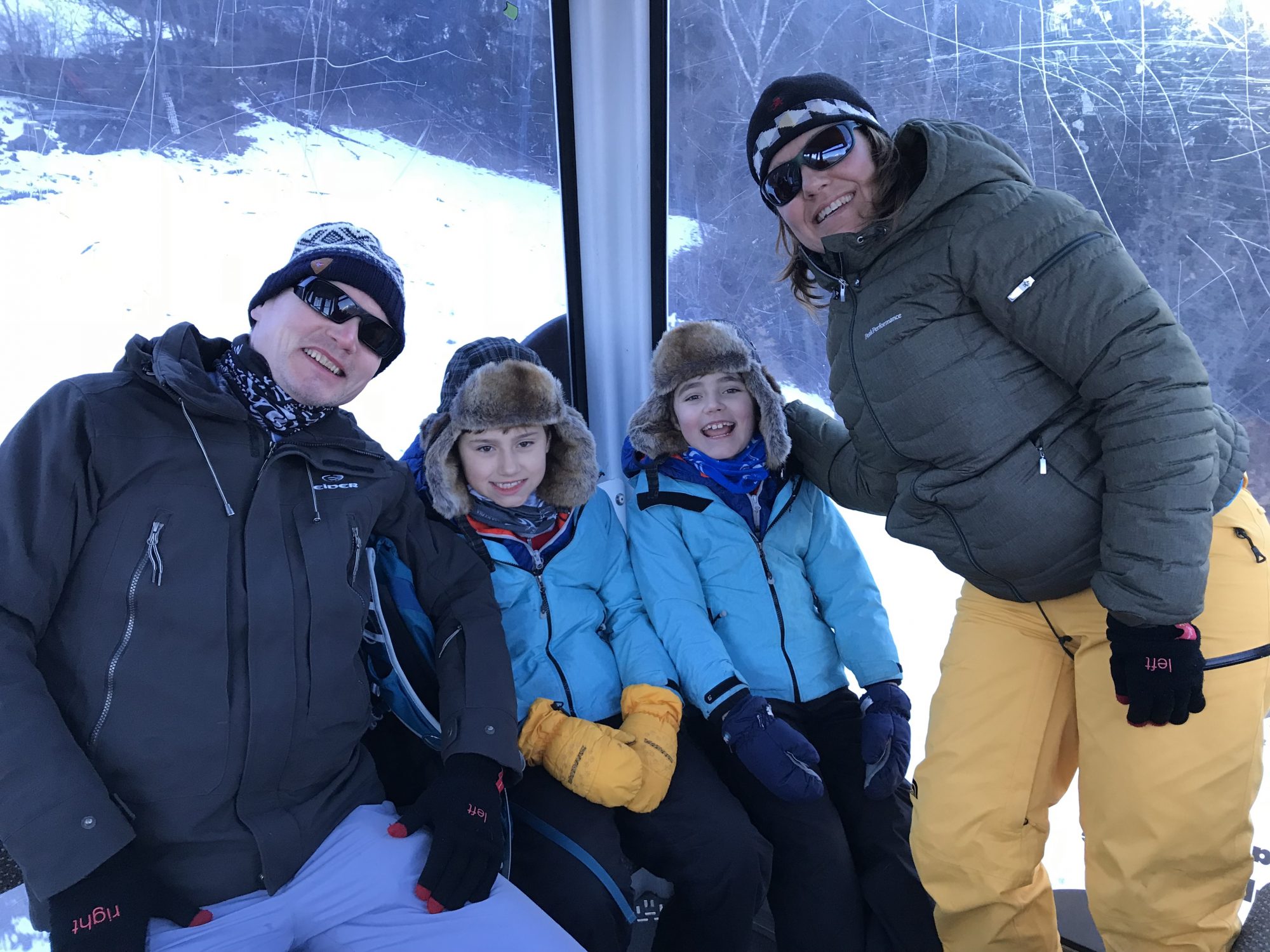 Going up the gondola up to the base of Pila 1800 from Aosta parking lot. Photo by The-Ski-Guru.