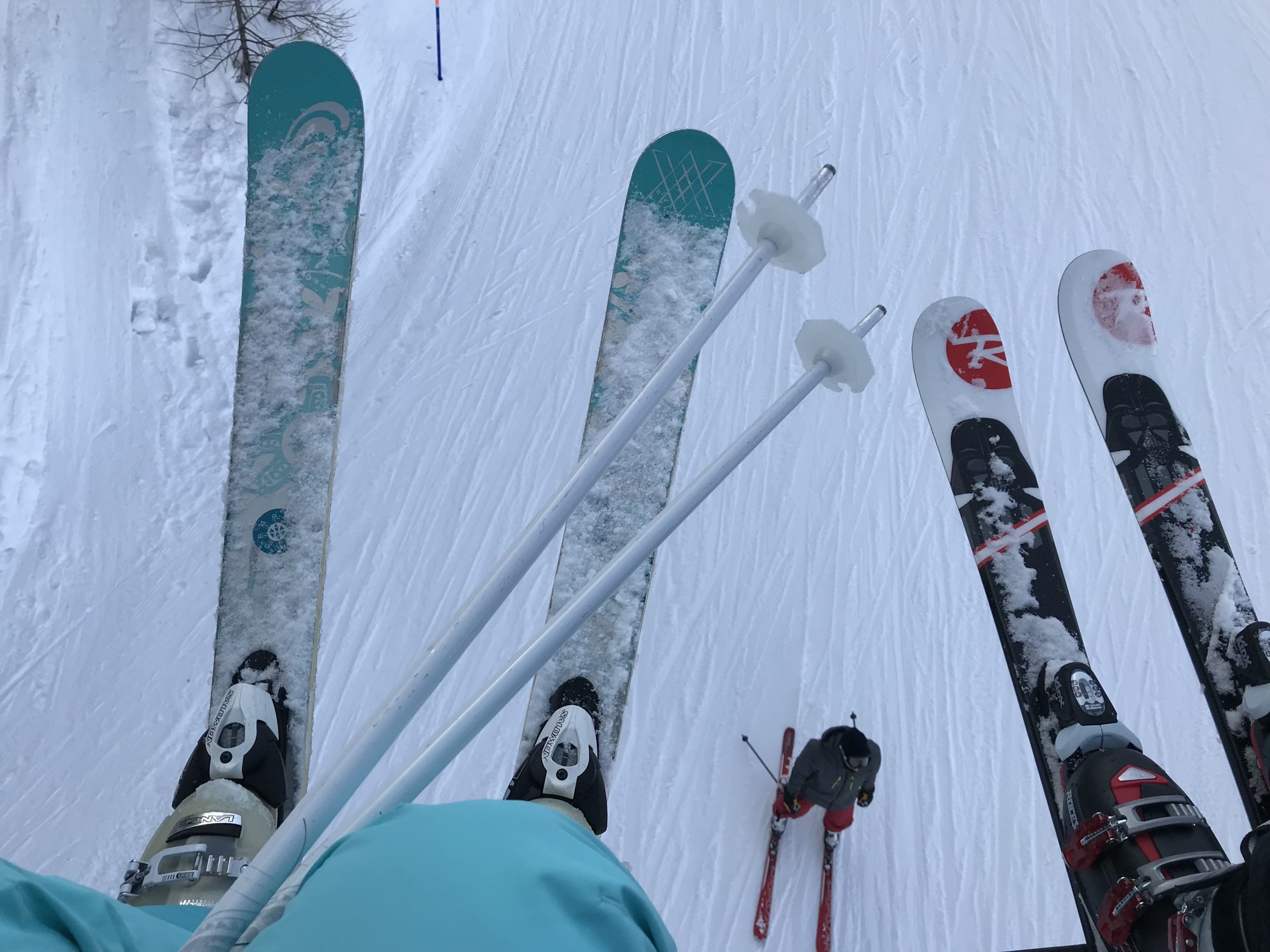 Going up the chairlift with my son - Photo: The-Ski-Guru