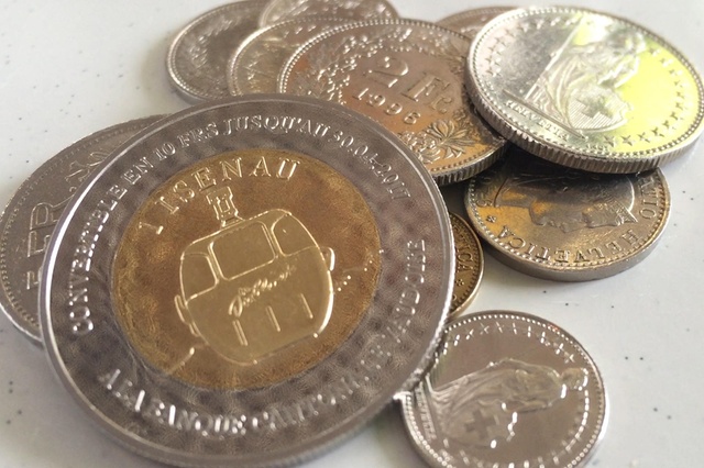 The Isenau coin is used locally in Les Diablerets. The idea is to Act Locally and Think Local too. 