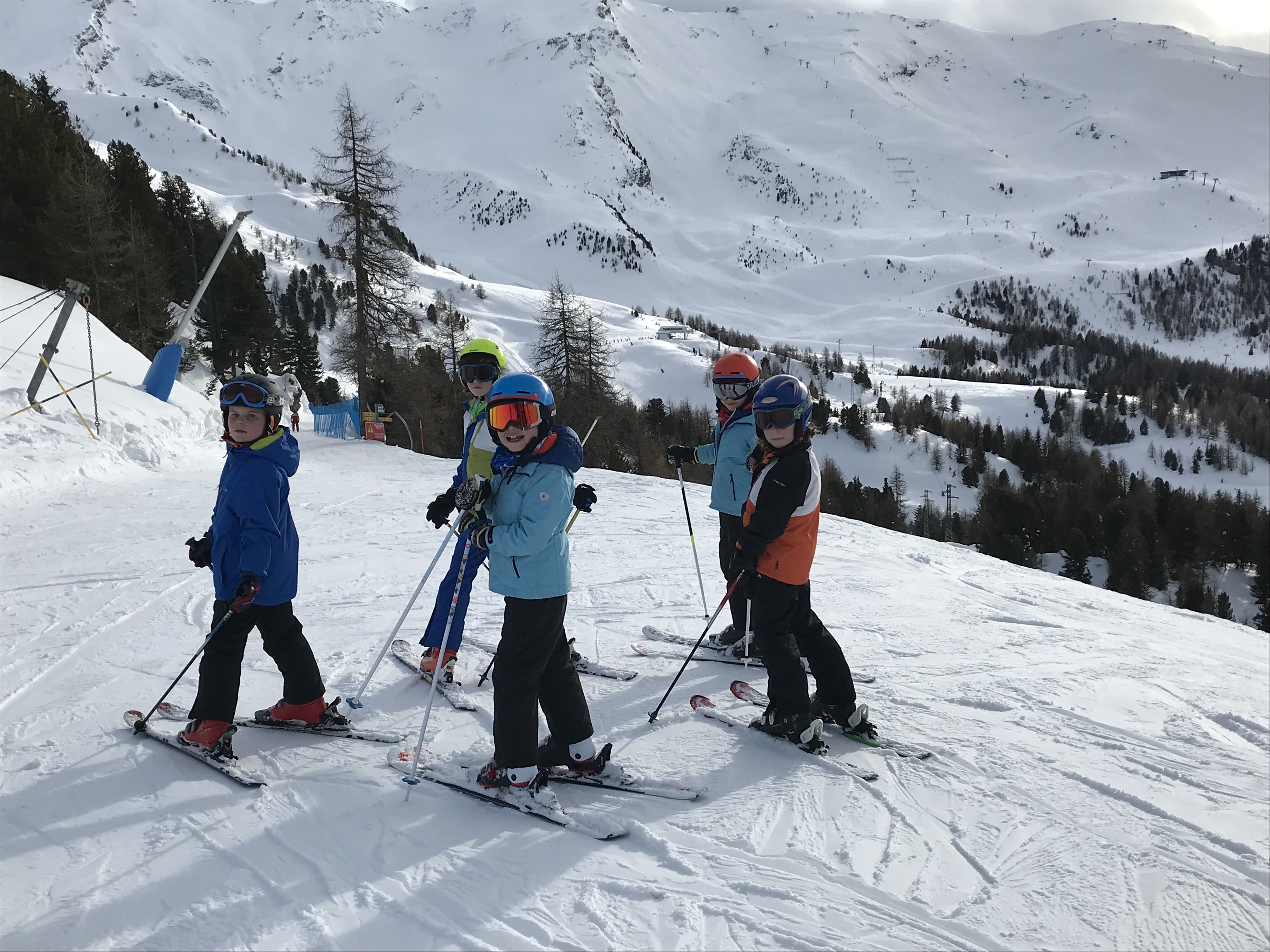 The boys are ready for our afternoon run- Photo by The-Ski-Guru.