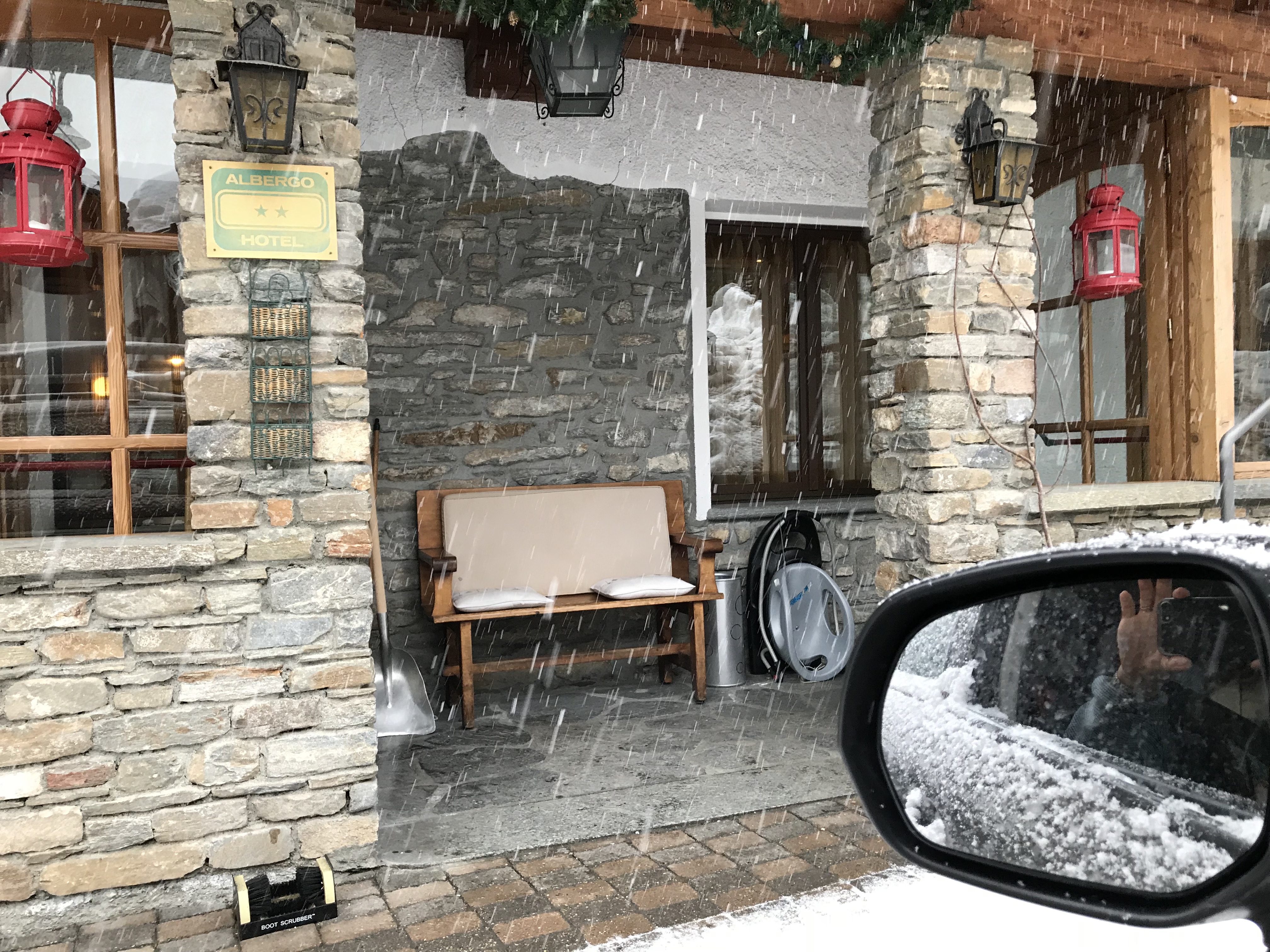 Snow before leaving Courmayeur - Photo by The-Ski-Guru. Last part of our family half term trip – Picture-perfect Courmayeur Mont Blanc.