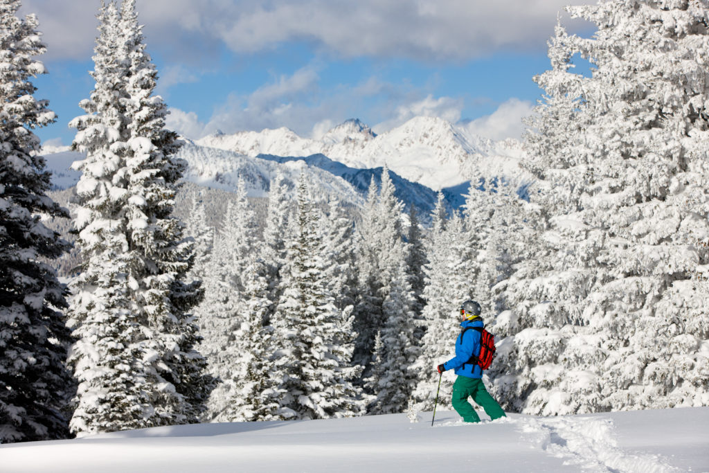 Powder Skiing in Back Bowls In Vail, CO. Photo: Vail Resorts. Alterra expects to sell 250,000 Ikon ski passes while Vail Resorts Epic Pass sales are up thanks to the $99 military pass.