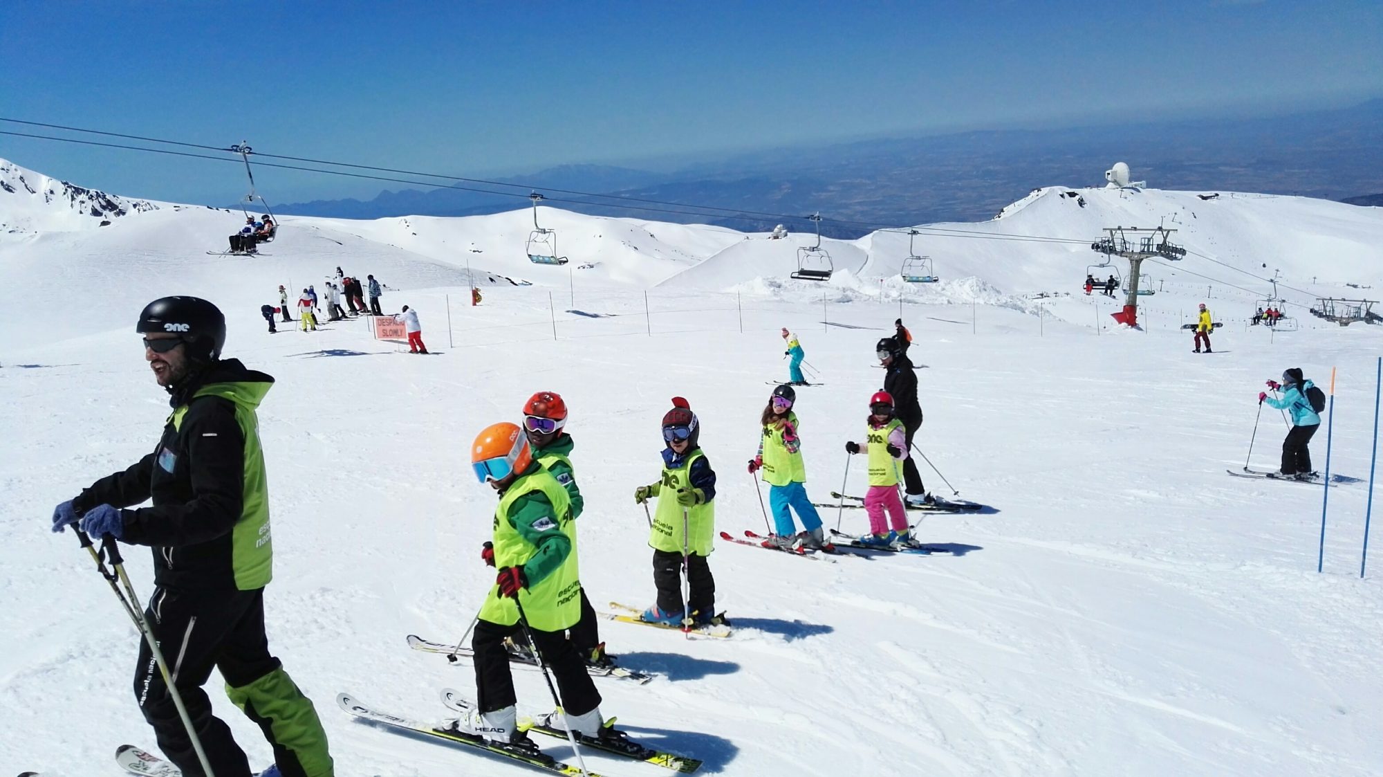 Sierra Nevada has 70 km of open pistes until the end of this ski season. Borreguiles area.
