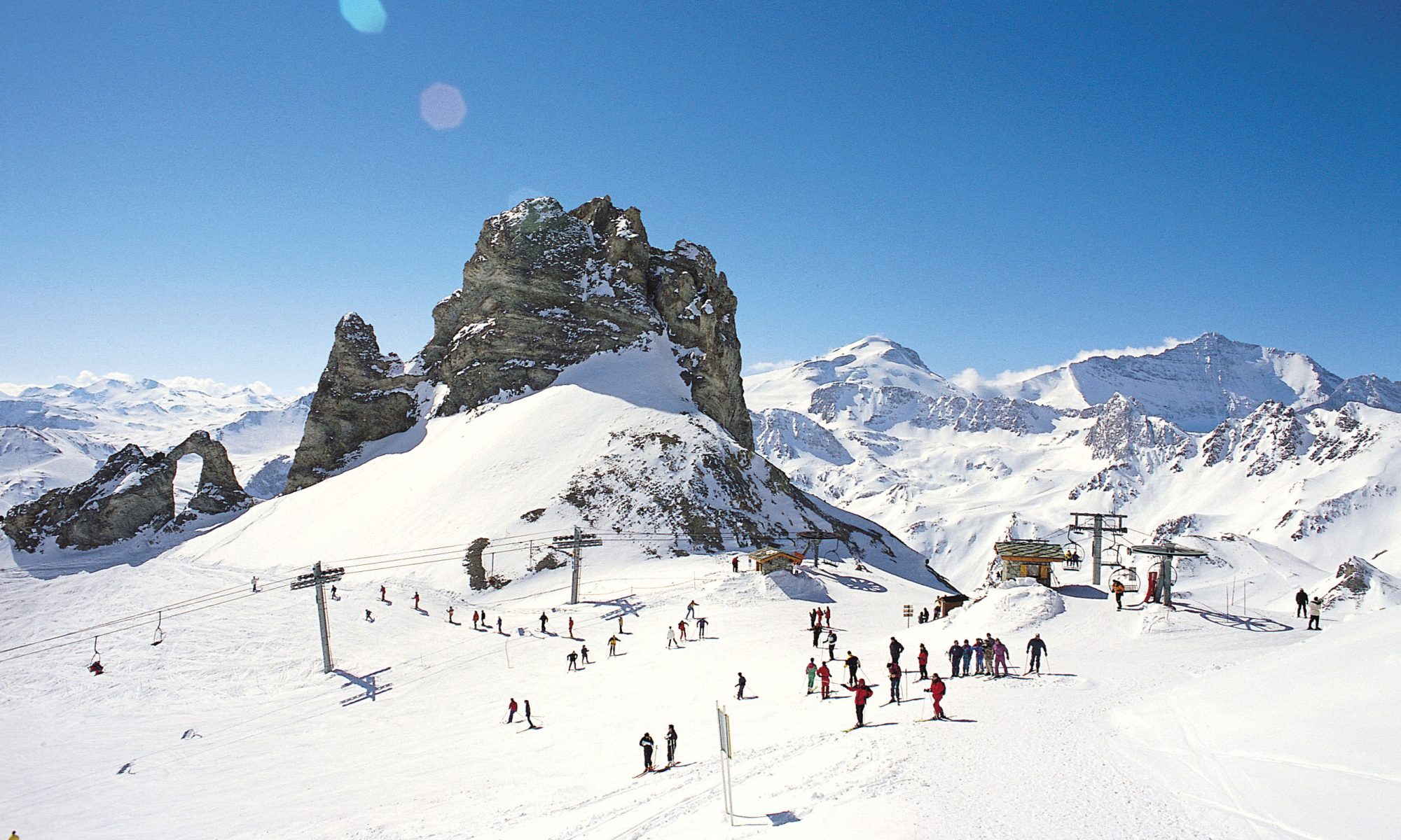 Tignes resort, where British Skier John Bromell was seen last time alive.