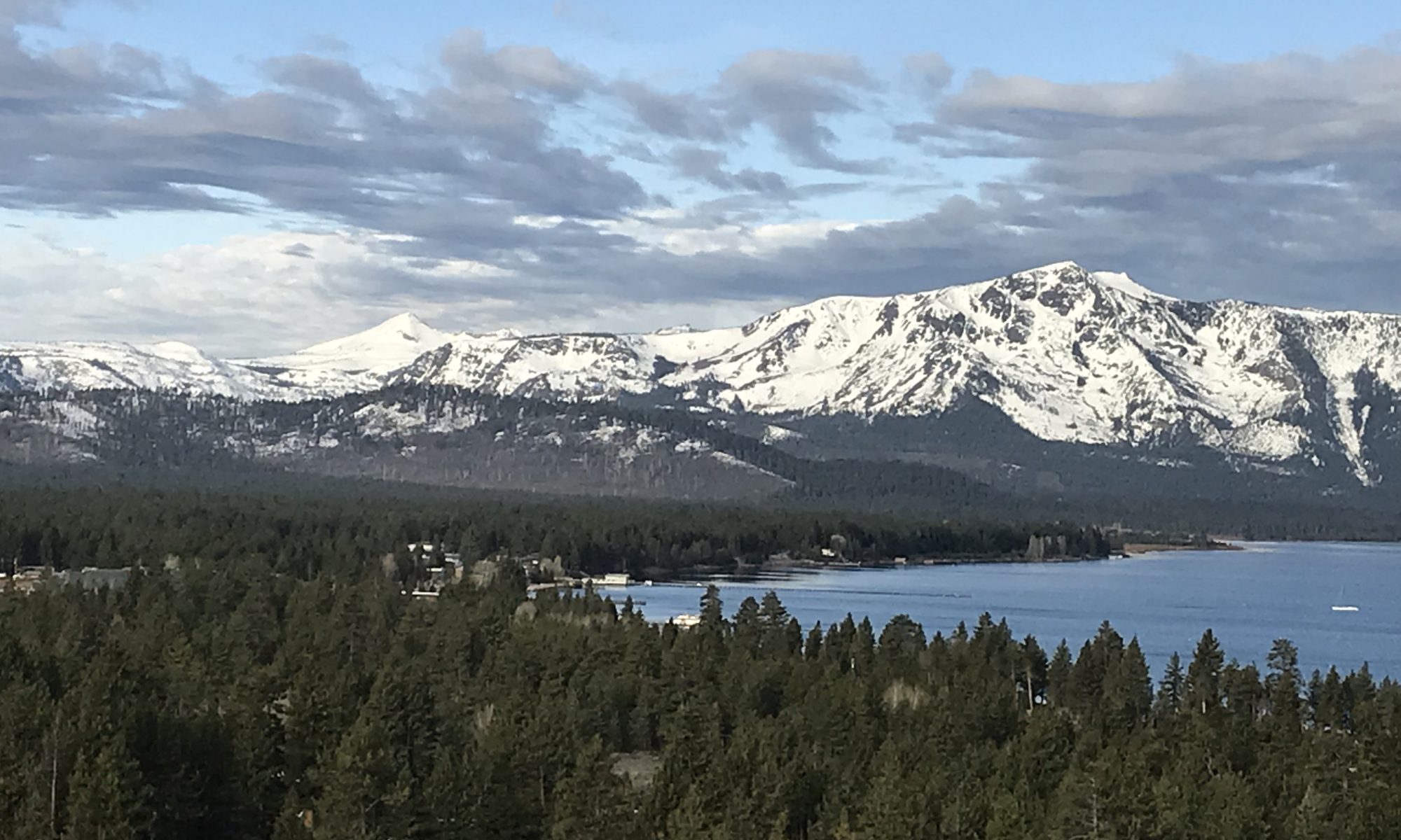 View from the room at the Harrah's - MTS 2018 Heavenly, Lake Tahoe.