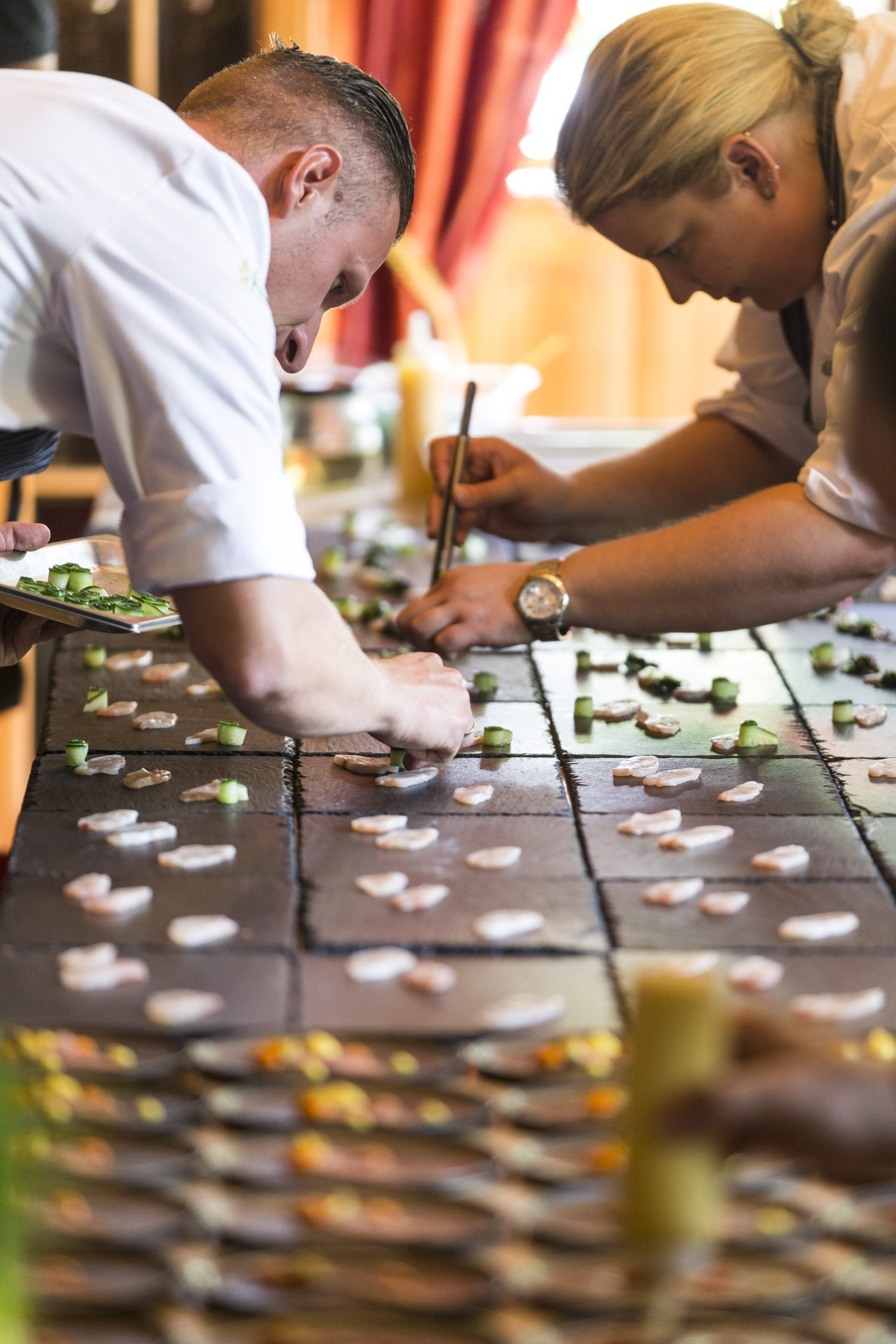 Perfection down to the last detail - many of the gourmet creations are being developed by the chefs for the 4th Culinary & Art Festival St. Anton am Arlberg Photo credits: TMC / K & K