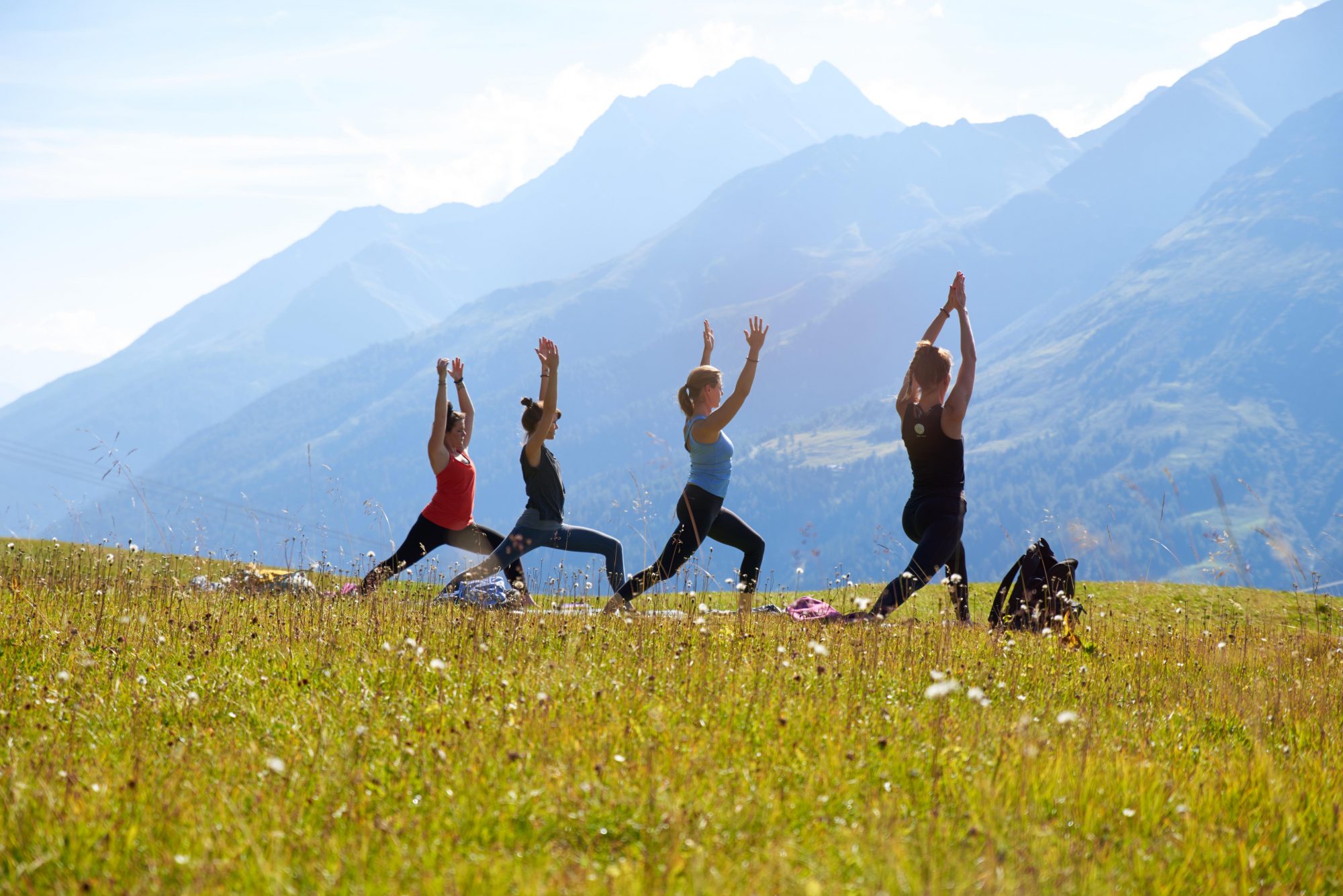 After the great successes of the previous year, the Mountain Yoga Festival in St. Anton am Arlberg is entering its third round in 2018 Photo credit: TVB St. Anton am Arlberg