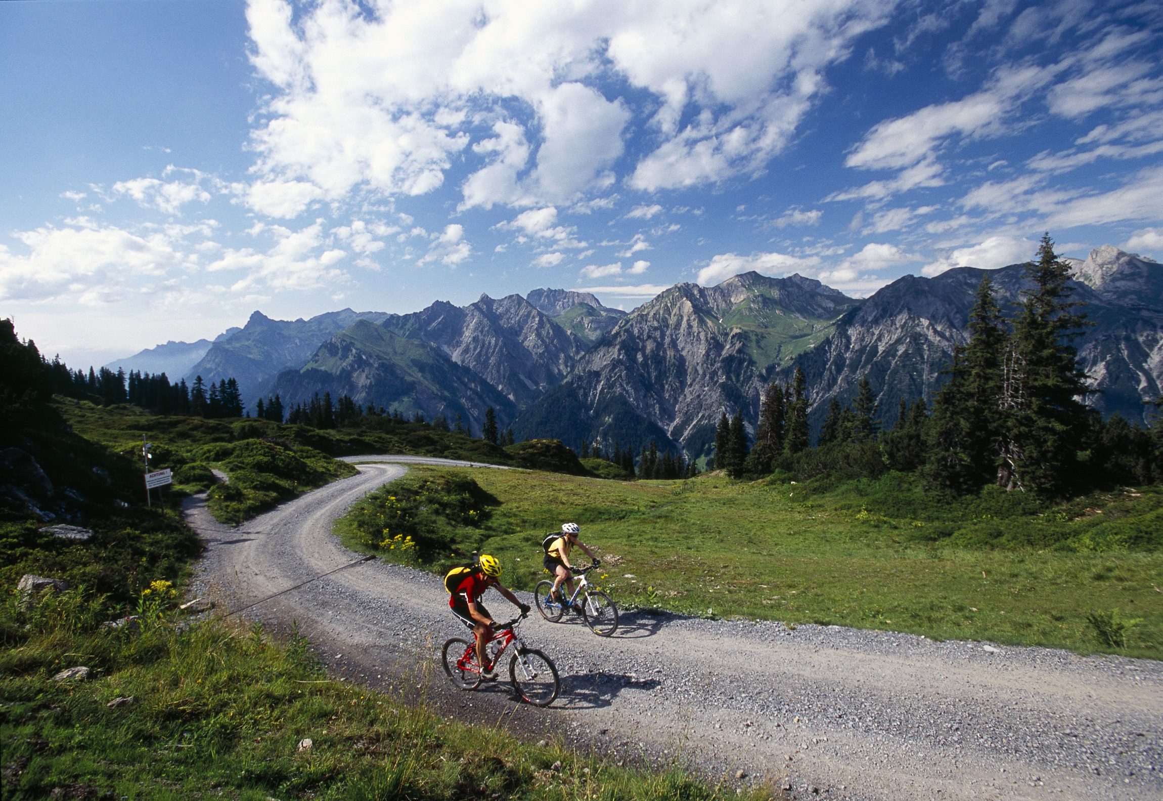 Bikers will find trails of all levels around St. Anton am Arlberg Photo credit: Wolfgang Ehn