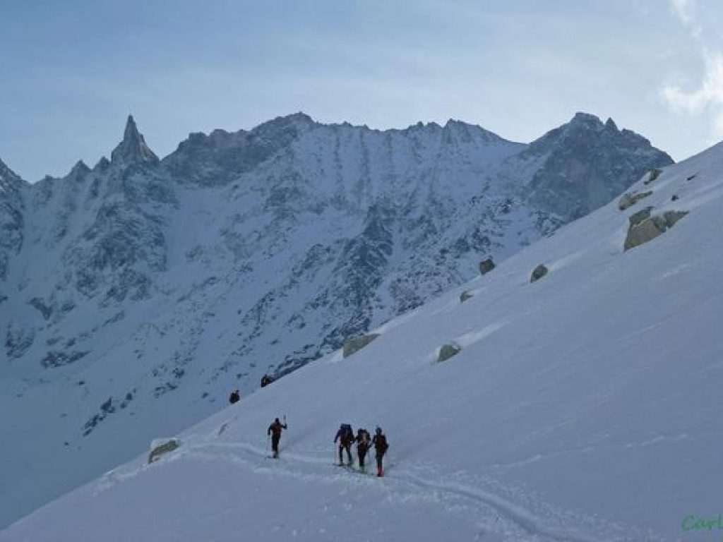 Cabane des Vignettes - Pigne d'Arolla - Cabane des Vignettes - Pigne d'Arolla - Switzerland. What does Climate Change will mean to a Mountain Nation such as Switzerland by 2060.
