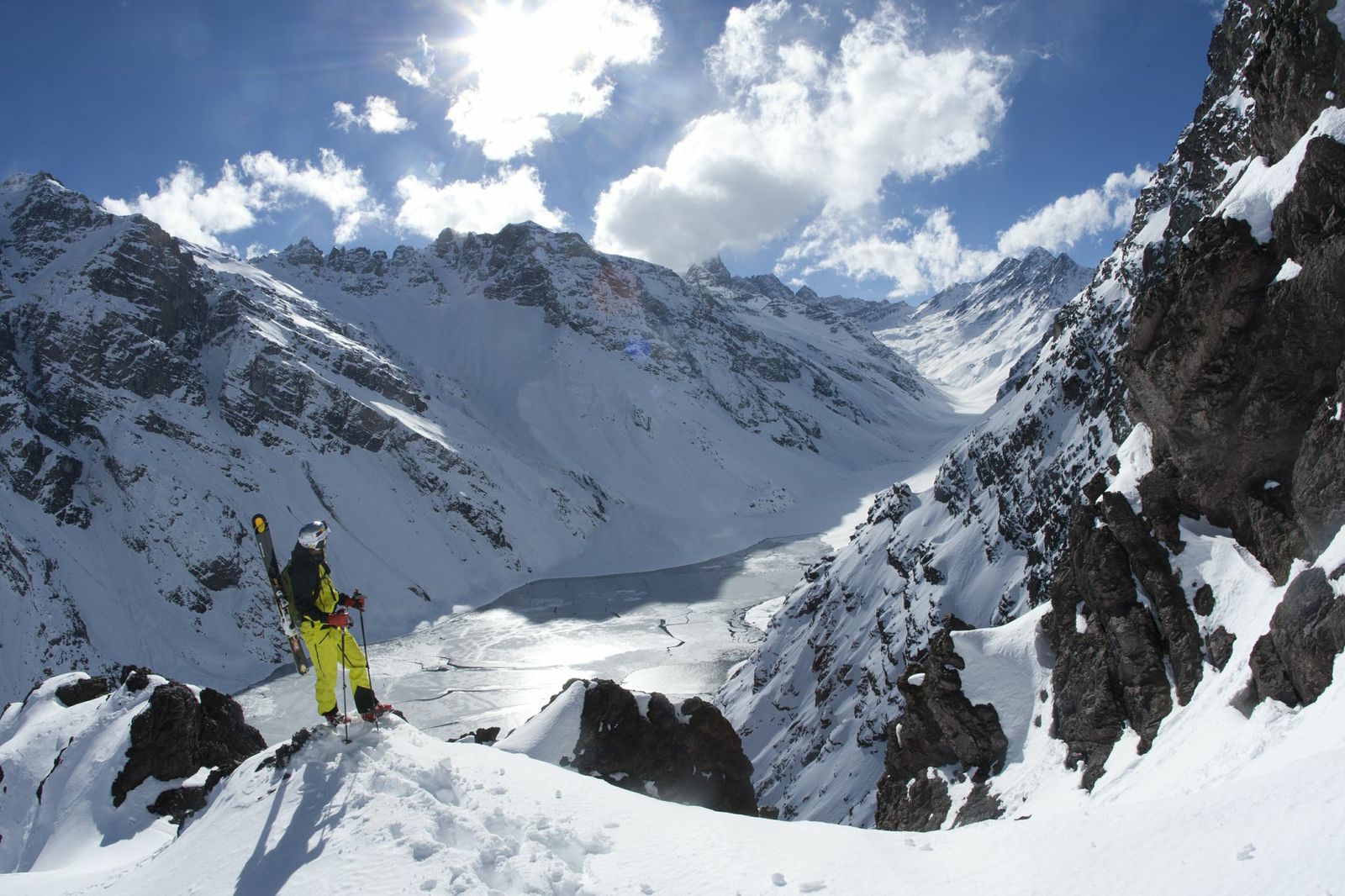 Ski Portillo. Photo by Adam Clark. Skiing as if you were in your own private ski resort. 