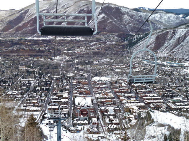 The town of Aspen from the Lift 1A - Credit: Aspen Journalism.