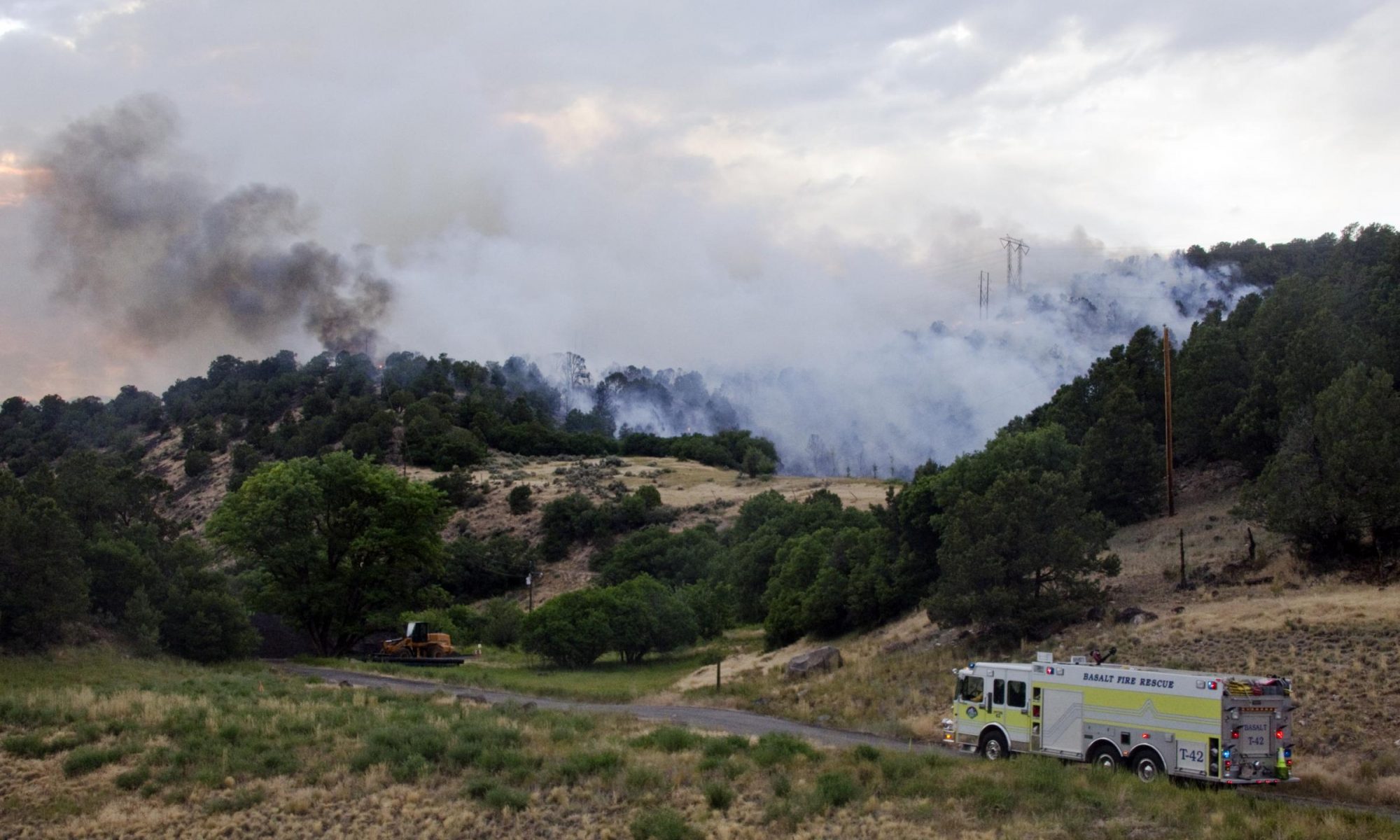 Lake Christine Fire Forces Evacuation near Basalt. KDNK