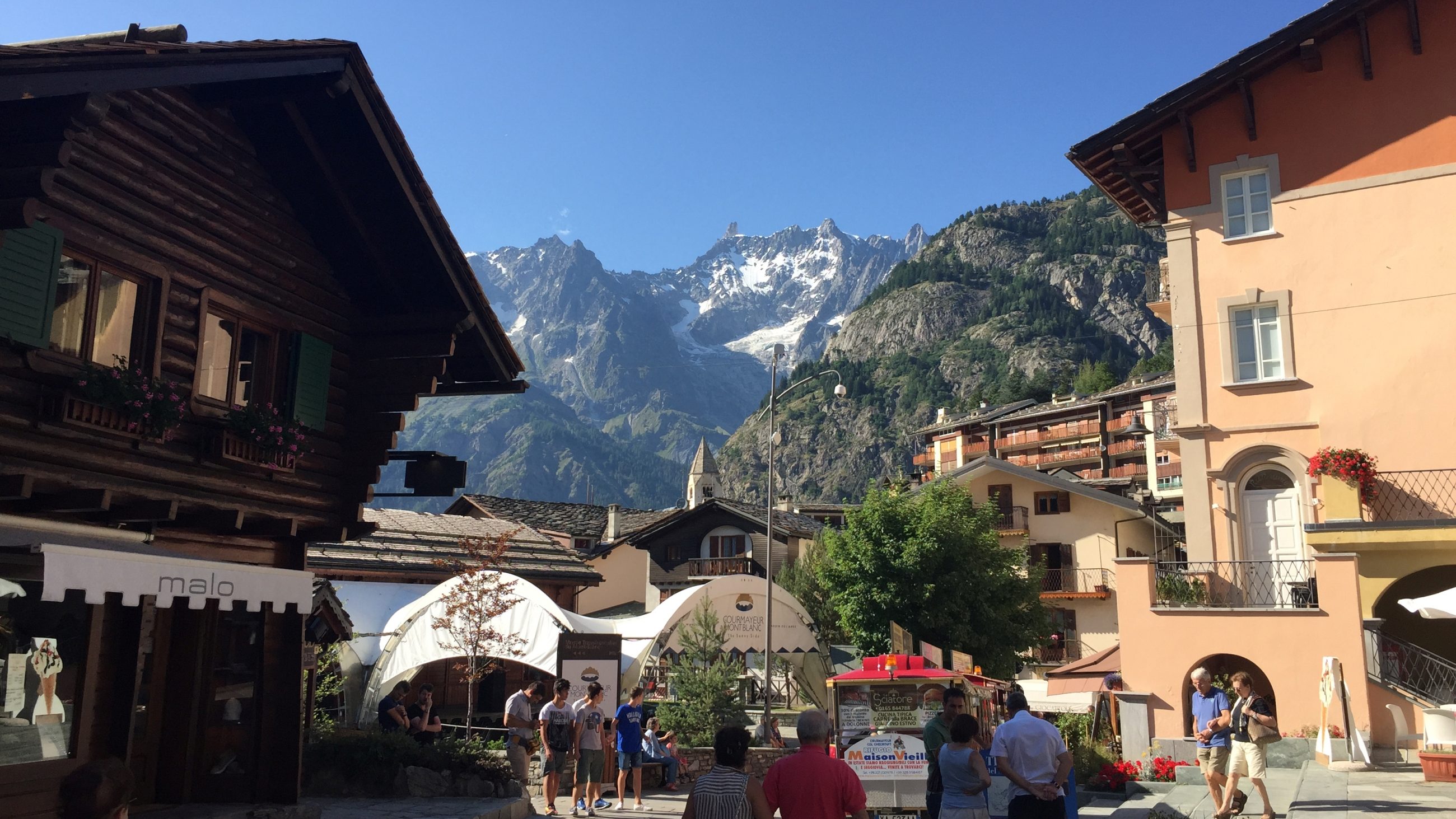 Courmayeur in summer