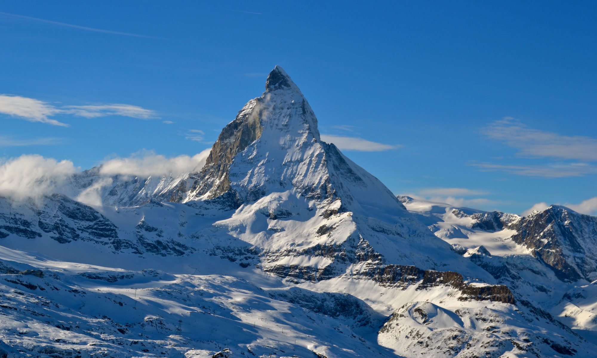 Monte Cervino/Matterhorn, where Henri Joseph Leonce Le Masne was recovered and finally identified thanks to Facebook.