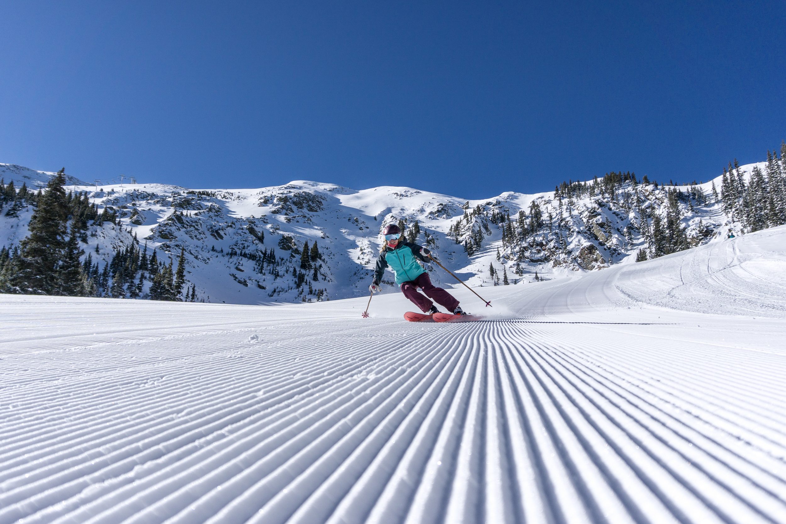 Corduroy runs in Taos. 