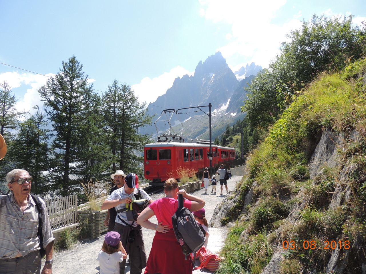 The train takes you from the station in Chamonix up to Montenvers, where the Mer de Glace awaits. Photo: The Ski Guru