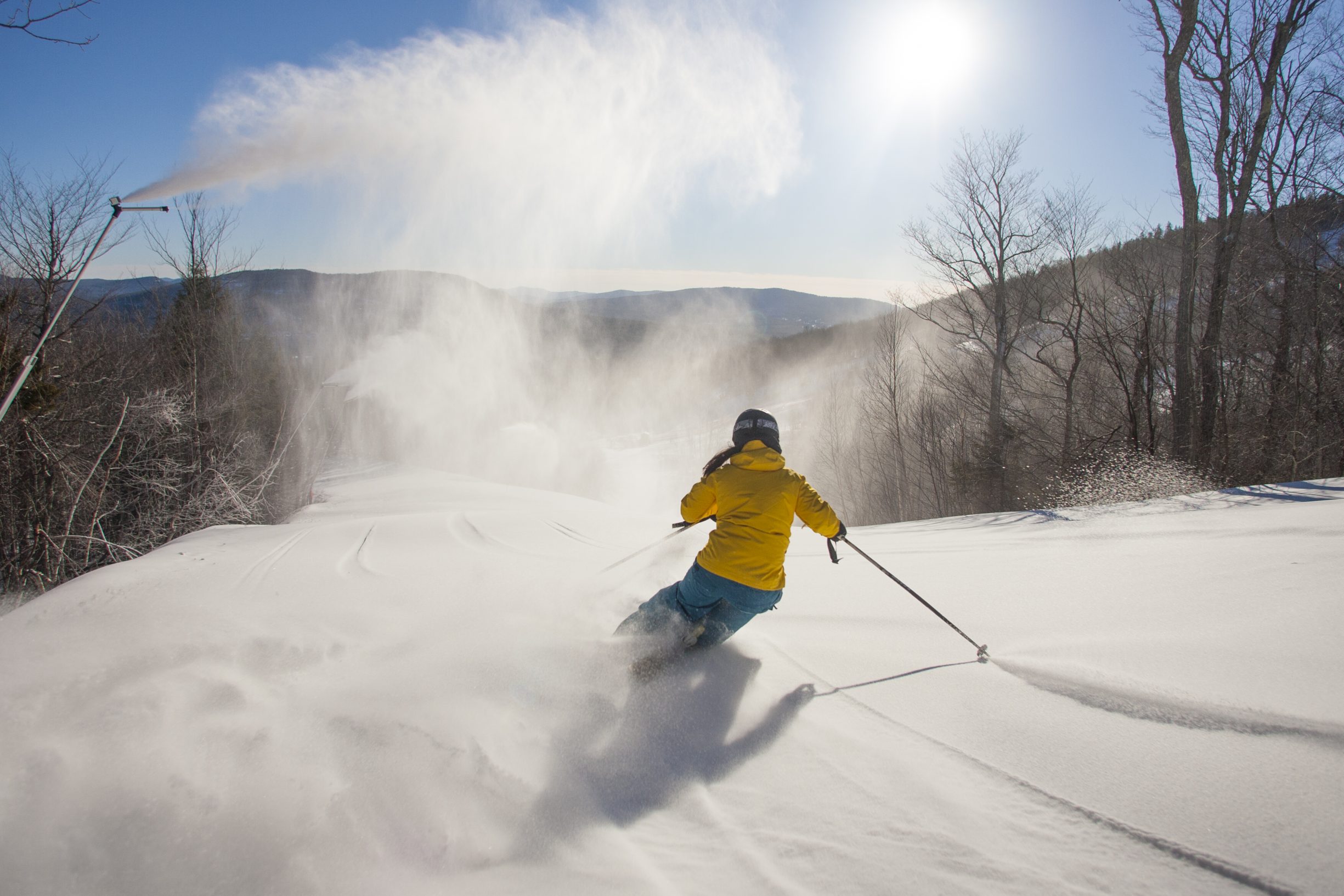 Sunday River- a great option on the east coast, now on the IKON Pass. 