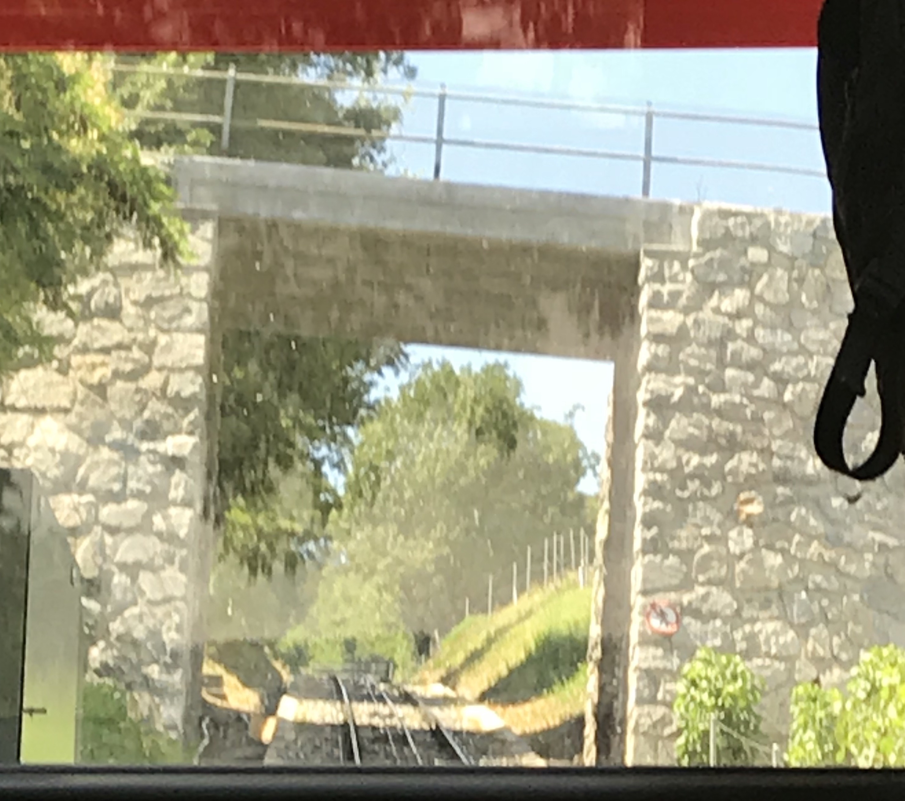 The view from the funicular from Sierre to Montana Gare. Photo: The-Ski-Guru. 