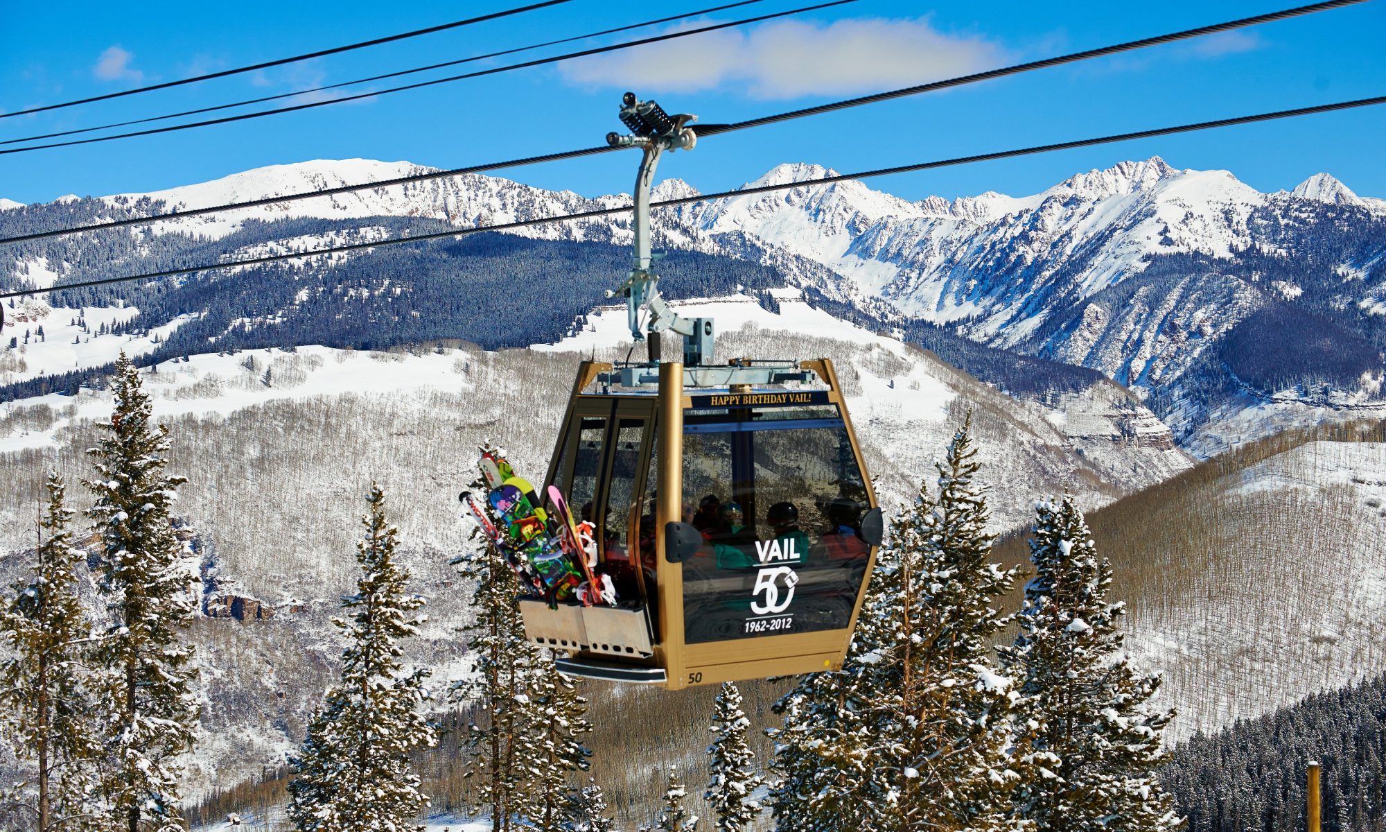 Gondola One - Gold Cabin - photo by Jack Affleck - Vail Mountain. Emma, the World's First Digital Mountain Assistant, Kicks Off the 2018-19 Winter Season in Beta at Keystone Ski Resort