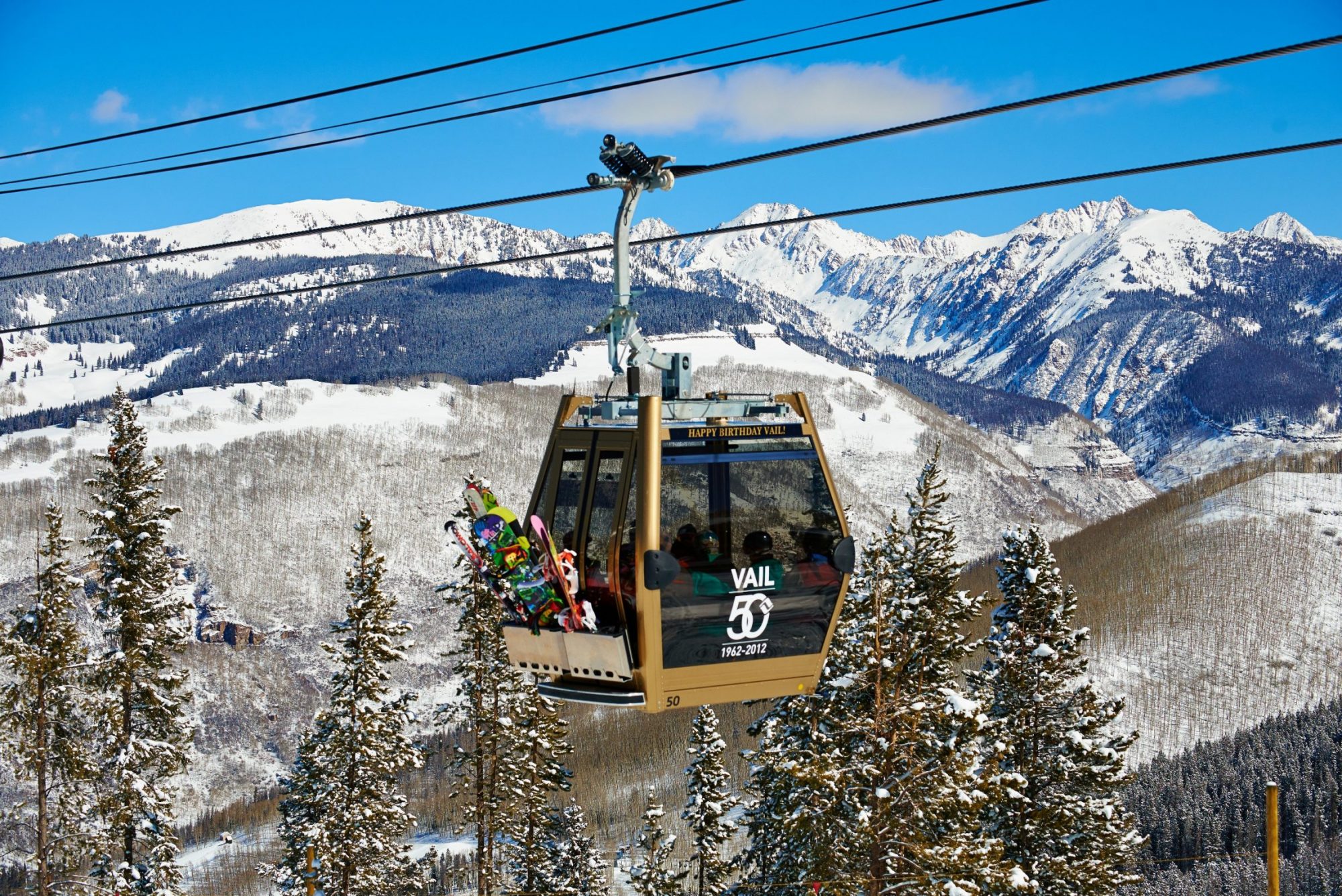 Gondola One - Gold Cabin - photo by Jack Affleck - Vail Mountain. Emma, the World's First Digital Mountain Assistant, Kicks Off the 2018-19 Winter Season in Beta at Keystone Ski Resort