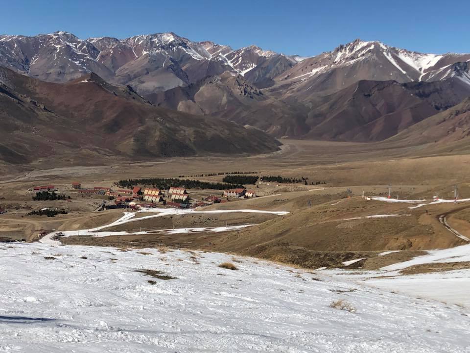 Las Leñas on 5th September. Photo of Graciela Couto/Informe de Nieve. 