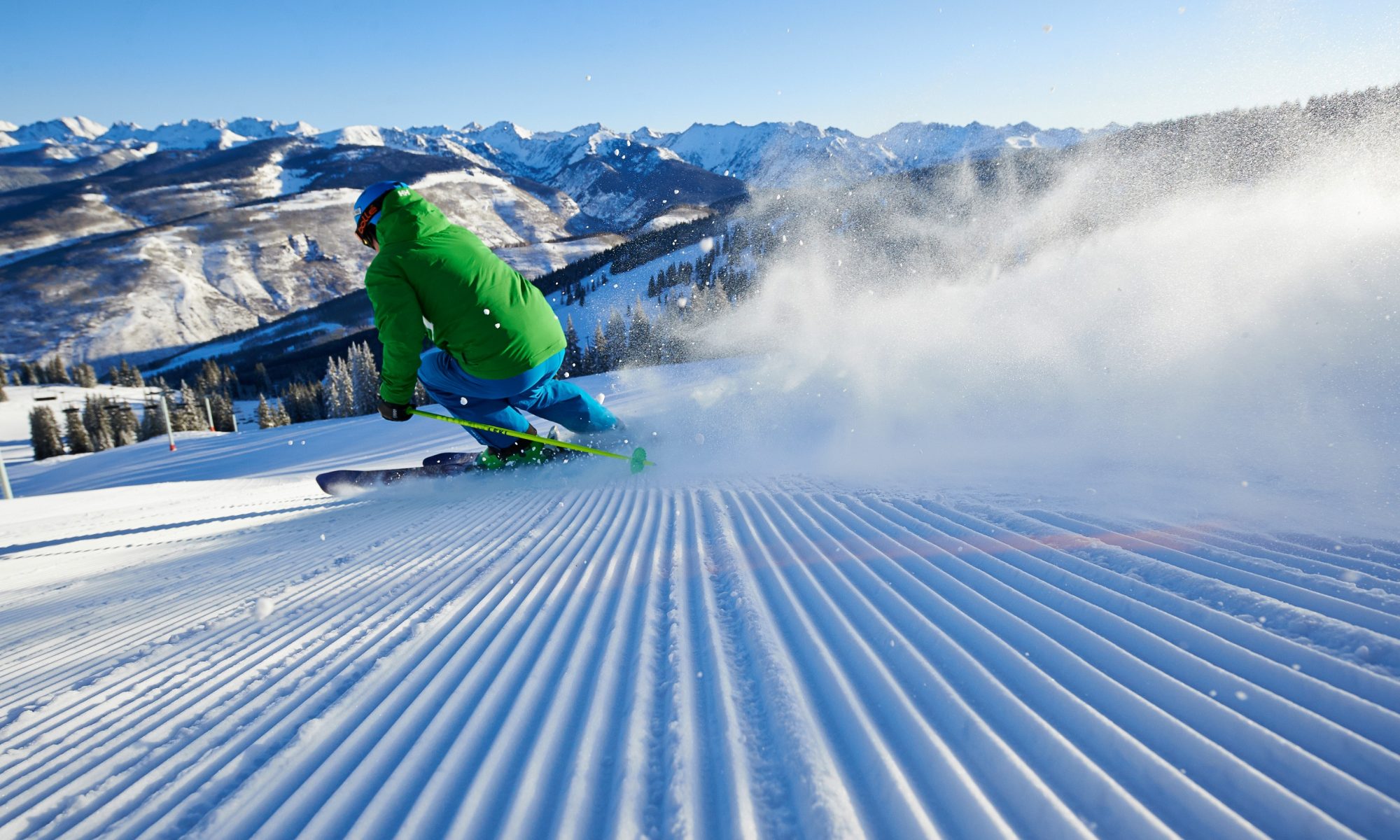 A groomed run in Vail Mountain. Photo- Jack Affleck. Vail Resorts Commits to $175 Million to $180 Million in Capital Investments to Reimagine the Guest Experience for the 2019-20 Season