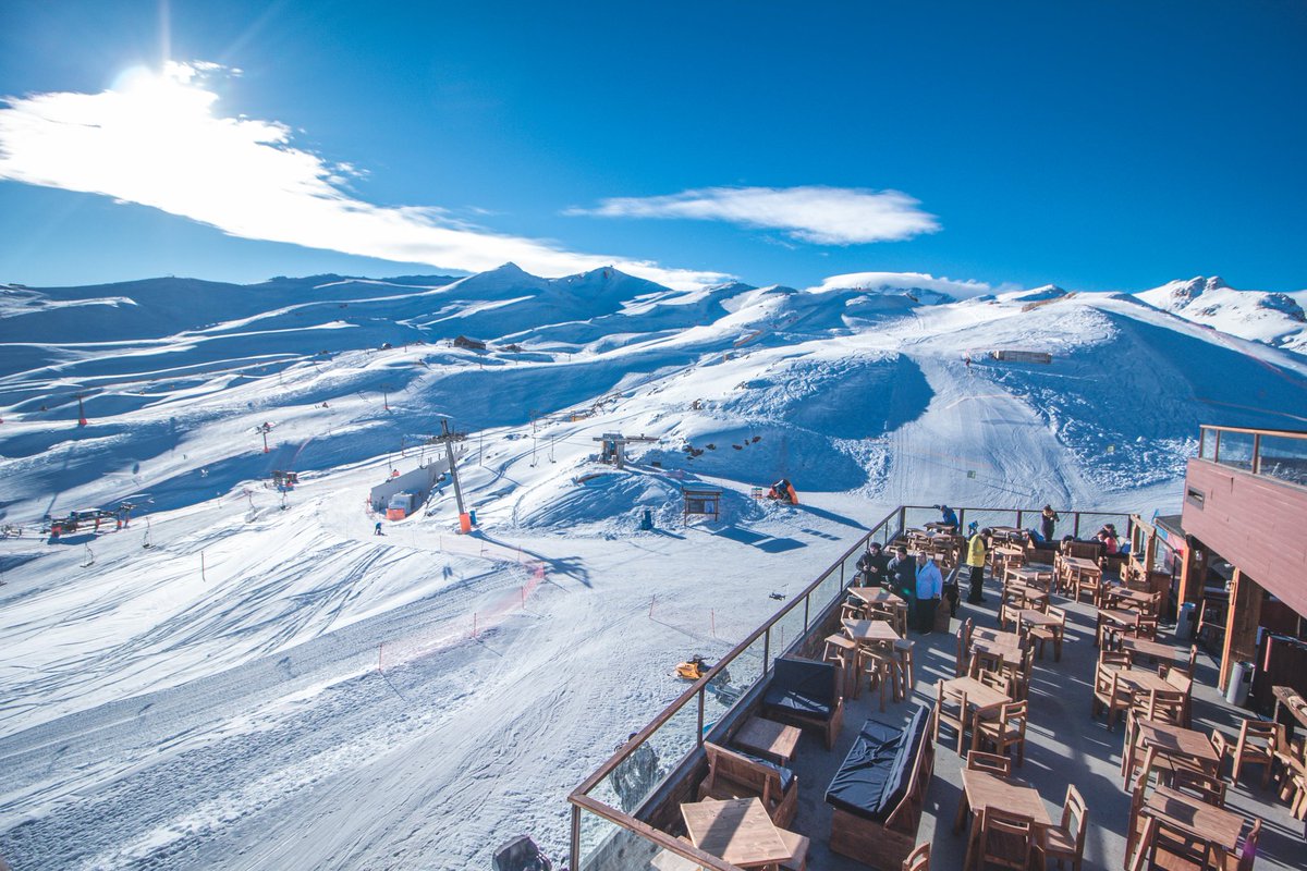 Valle Nevado is having a better luck this season, with all but only one lift opened. 