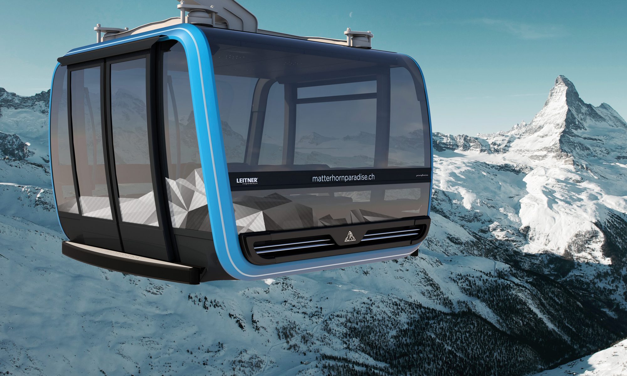 The Matterhorn Glacier Ride. German innovation award for Zermatt 3s cabins.