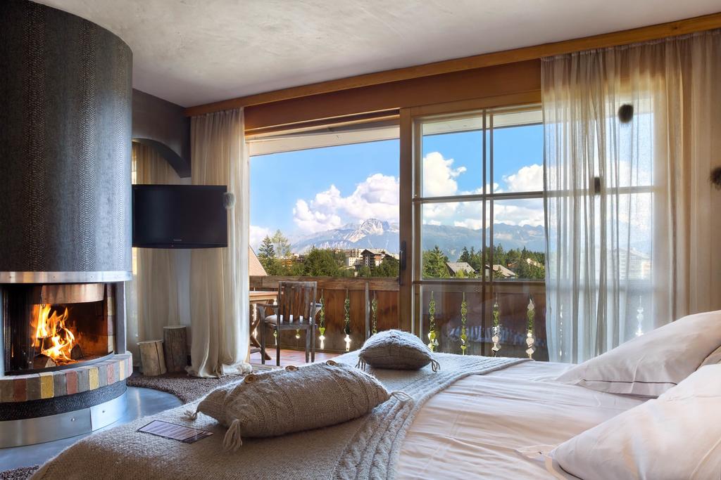 Suite at Hostellerie du Pas de L'Ours.