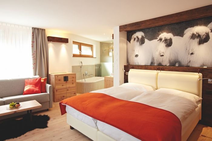 Double room at the Europe Hotel & Spa.