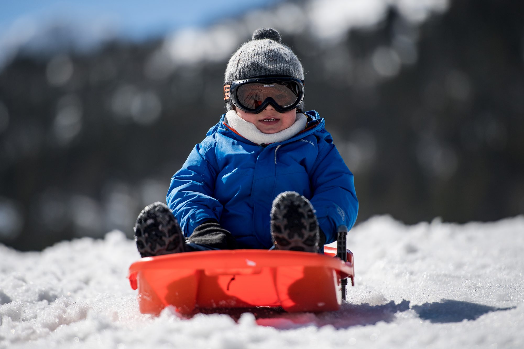 Enjoying the first steps on the snow. The continuity of Grandvalira guaranteed for the long term with the addition of Ordino Arcalís to their skiing experience. - Photo: Grandvalira. 