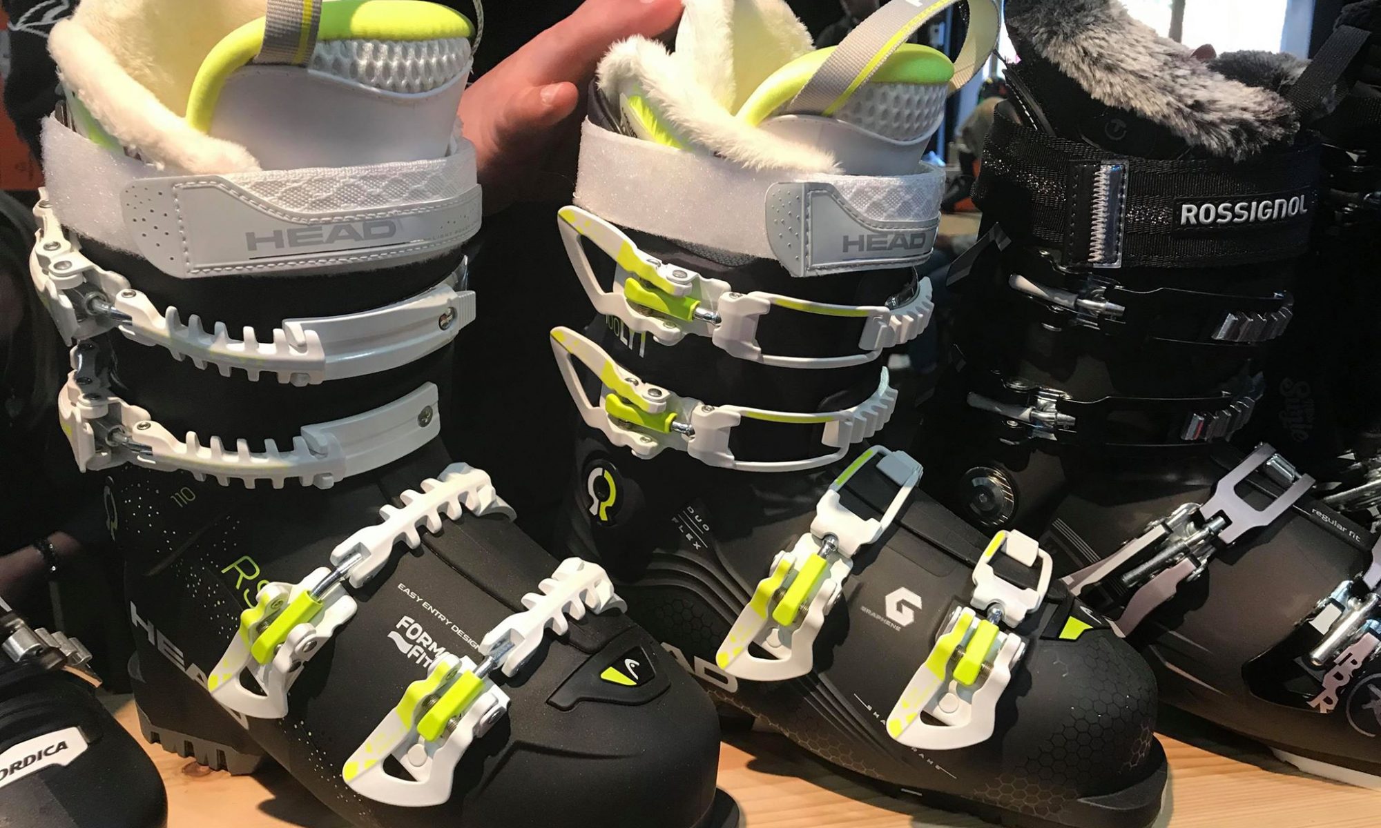 Head Vector Ski Boot 2019- sold at Finches Emporium. Telegraph Ski and Snowboard Show. Photo: The-Ski-Guru.