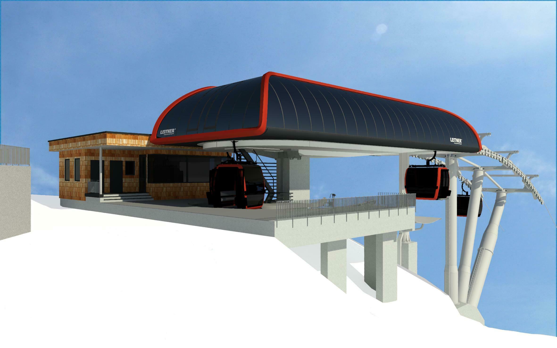 Mountain-station Raintal (Kitzbühel). Copyright: KitzSki. News from the Tirol’s ski resorts 2018/19.