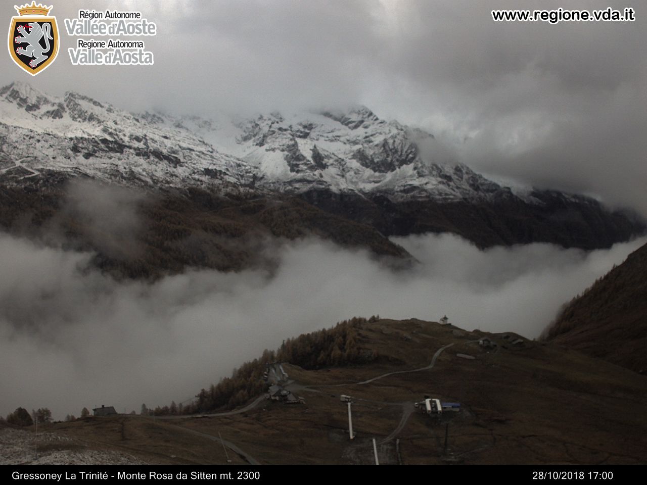 Webcam Gressoney La Trinite. 