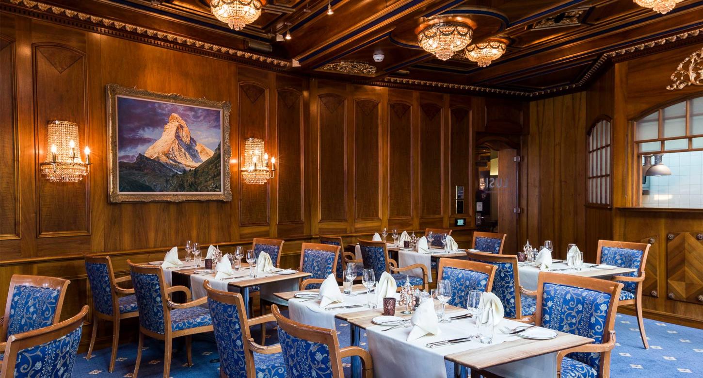 Brasserie Lusi at the Zermatterhof.