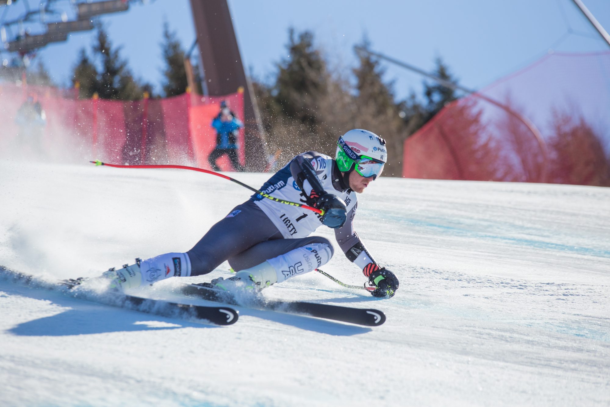 Alpe Cimbra will be the training grounds of the US Ski Team for the next four years. Photo Ted Ligety. Salizzona piste. 