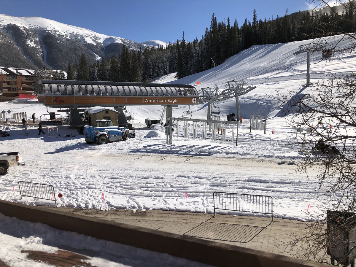 A new Leitner-Poma empty gondola cabin from Copper Mountain Crashes to the Ground.