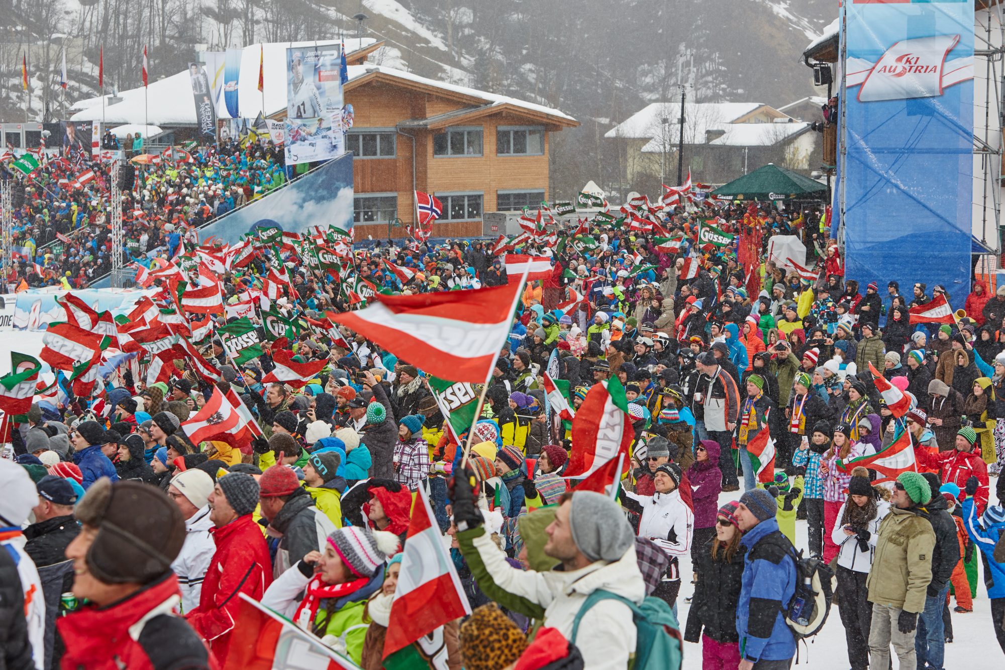 Saalbach Audi FIS Ski World Cup. Ski World Cup: Saalbach is in the Starting Gates.