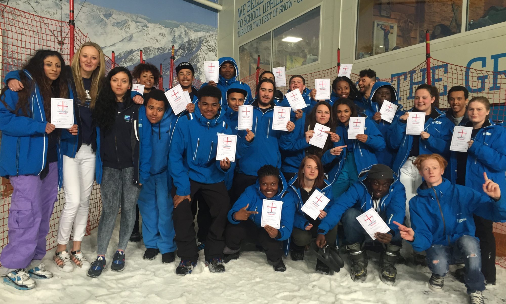 Skiworld has raised a massive £50,000 to Snow-Camp, a snow sports charity in the UK. Photo: Snow-Camp/Skiworld.