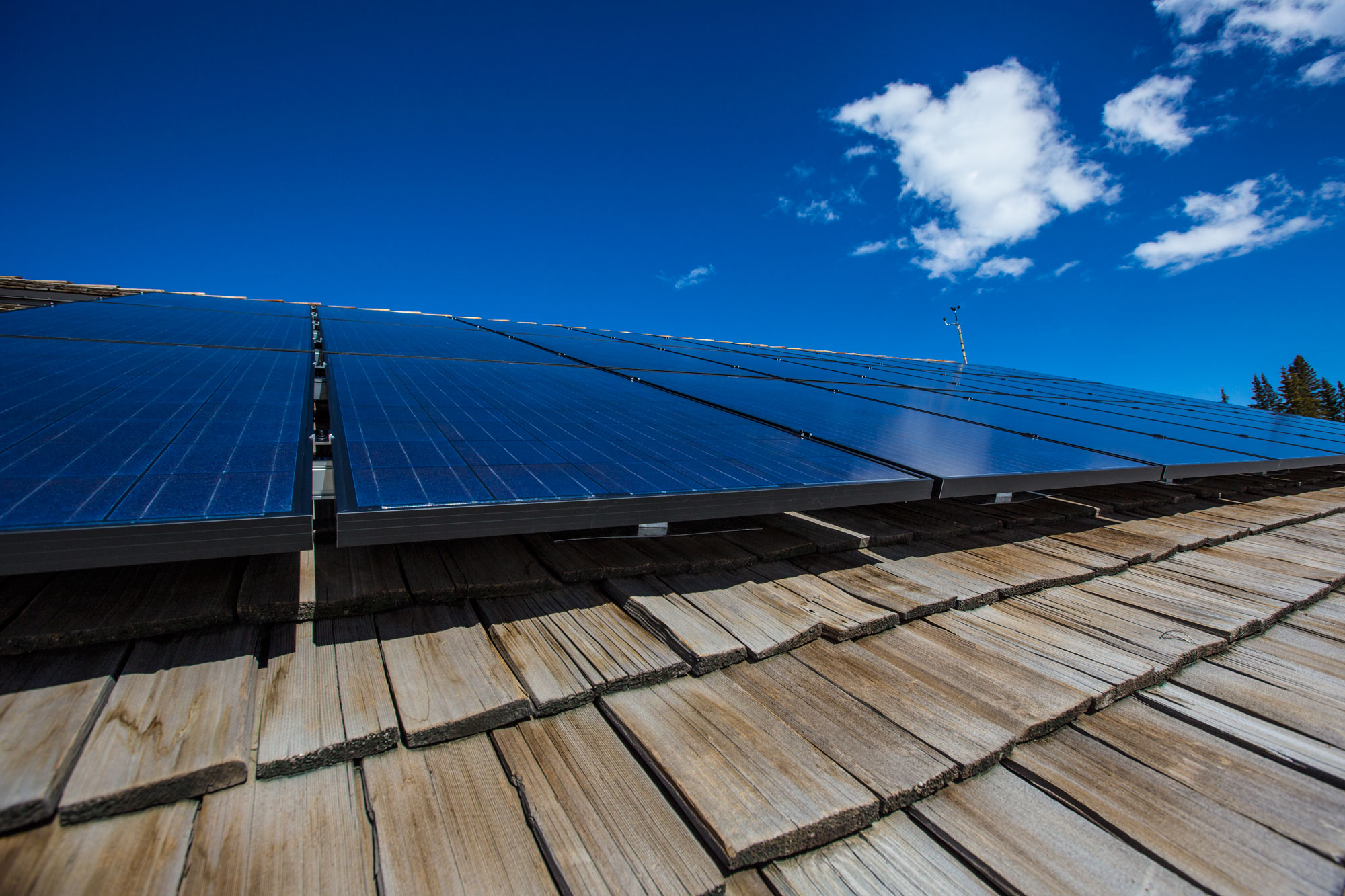 Beaver Creek has installed Solar Panels in its buildings. Photo: Vail Resorts. 