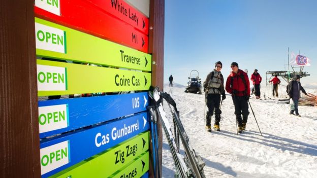 Cairngorm Mountain's economy might suffer if the funicular does not open this season. 