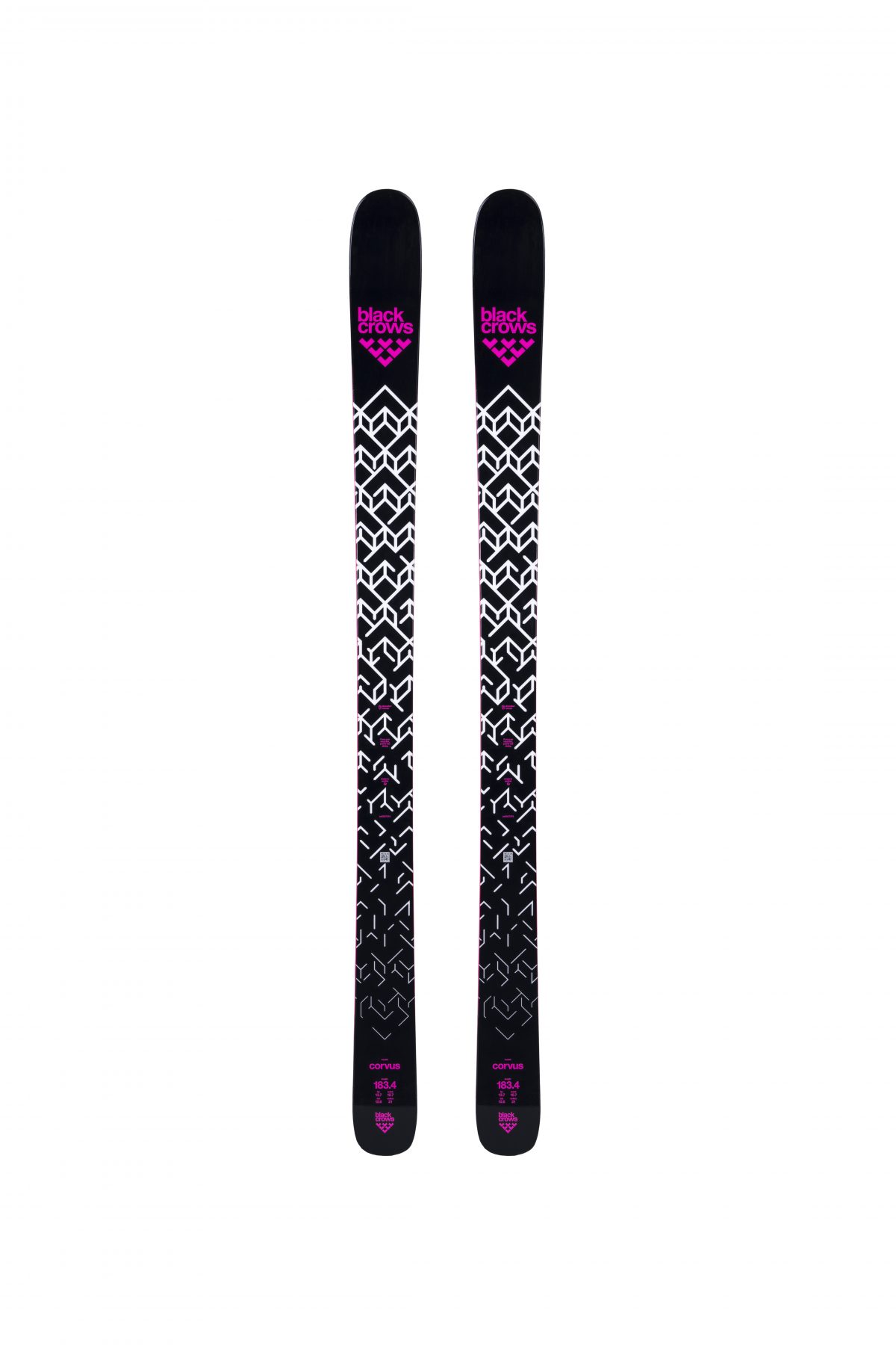 Top of Corvus Ski. Black Crows skis for the 2018/19 ski season. 